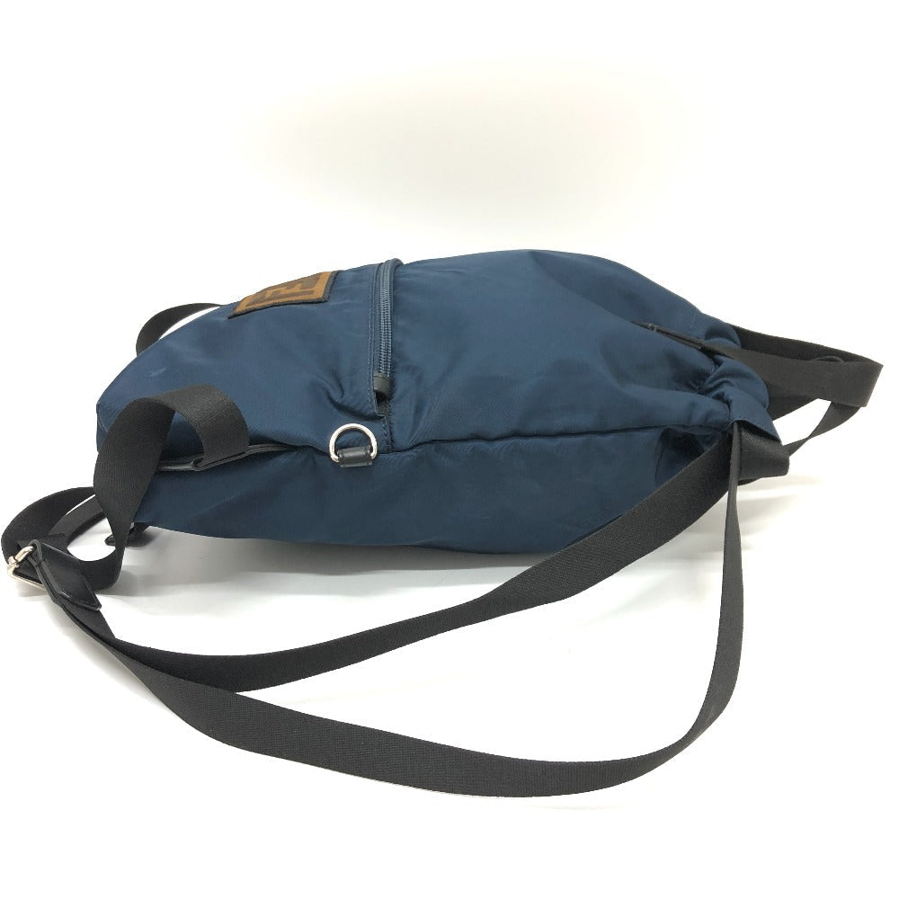FENDI Backpack Nylon Navy Zucca logo unisex(Unisex) - Product Image 3
