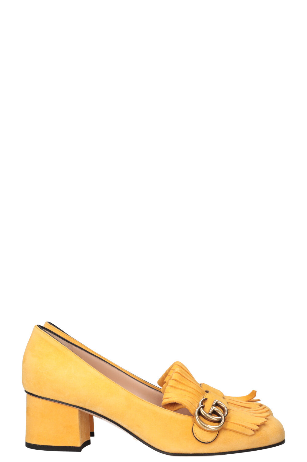 GUCCI Marmont Pumps Yellow Suede - Product Image 2