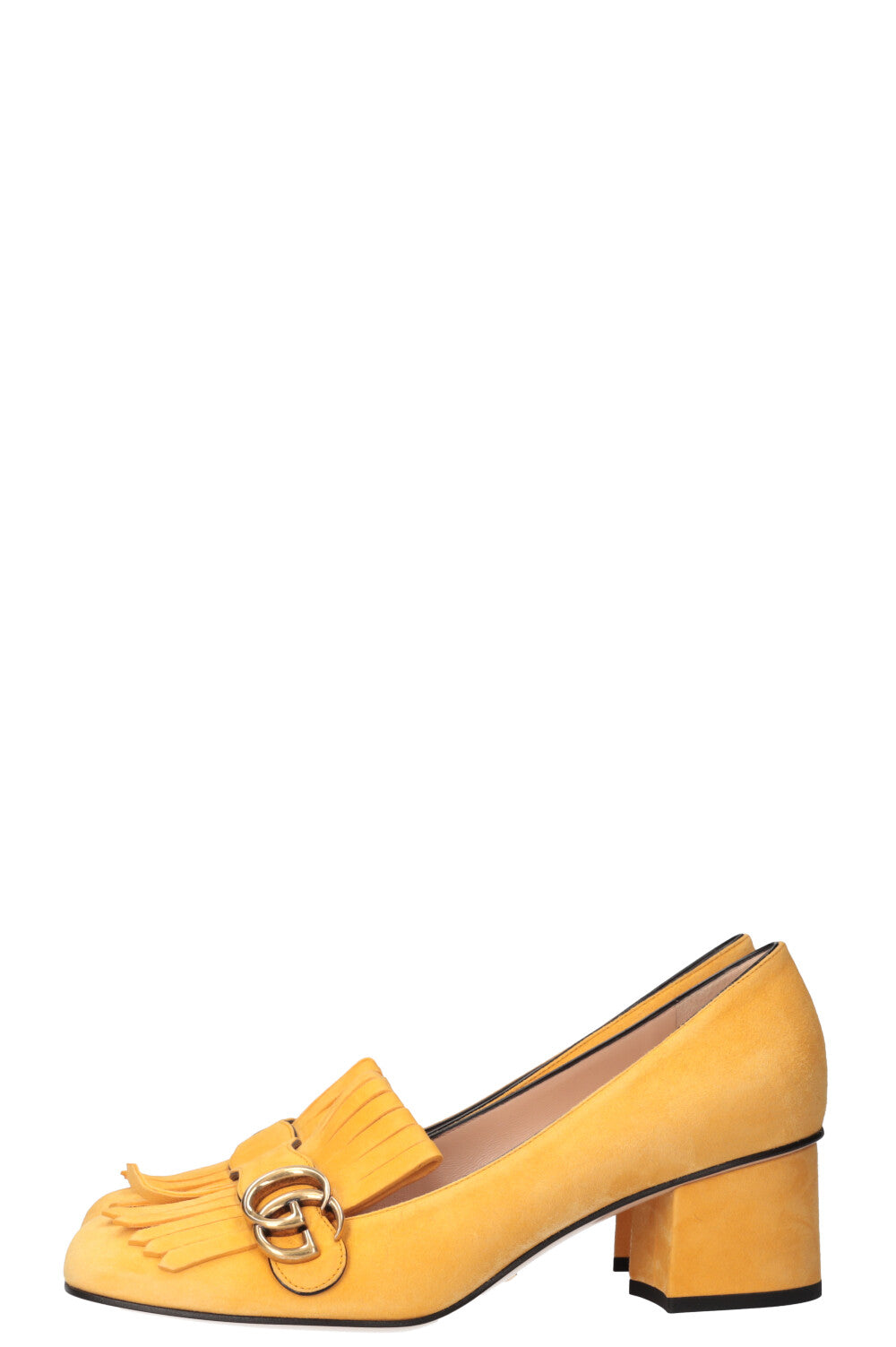 GUCCI Marmont Pumps Yellow Suede - Product Image 4