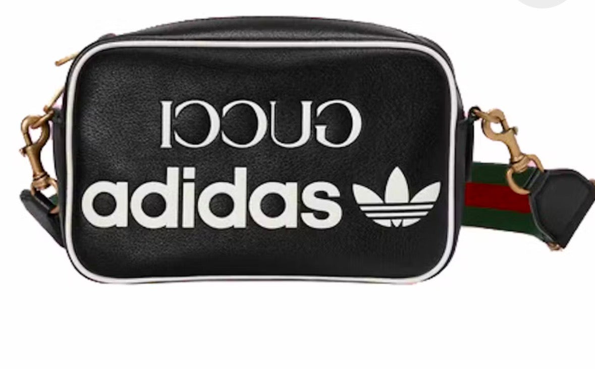 GUCCI X ADIDAS SMALL CALFSKIN LEATHER SHOULDER BAG - Product Image 2