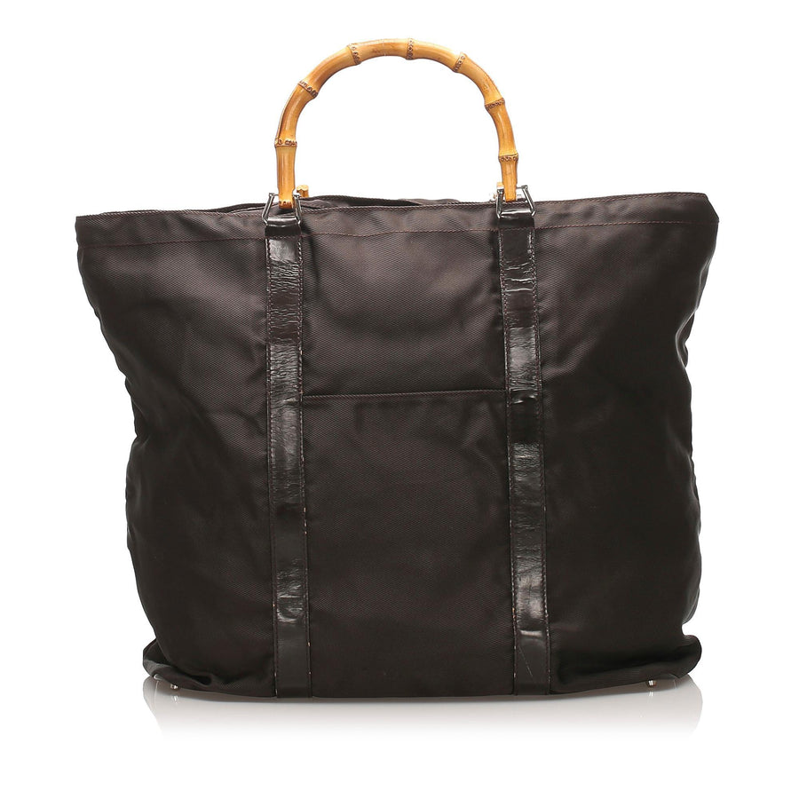 Gucci Bamboo Nylon Tote Bag | Studio Nafay