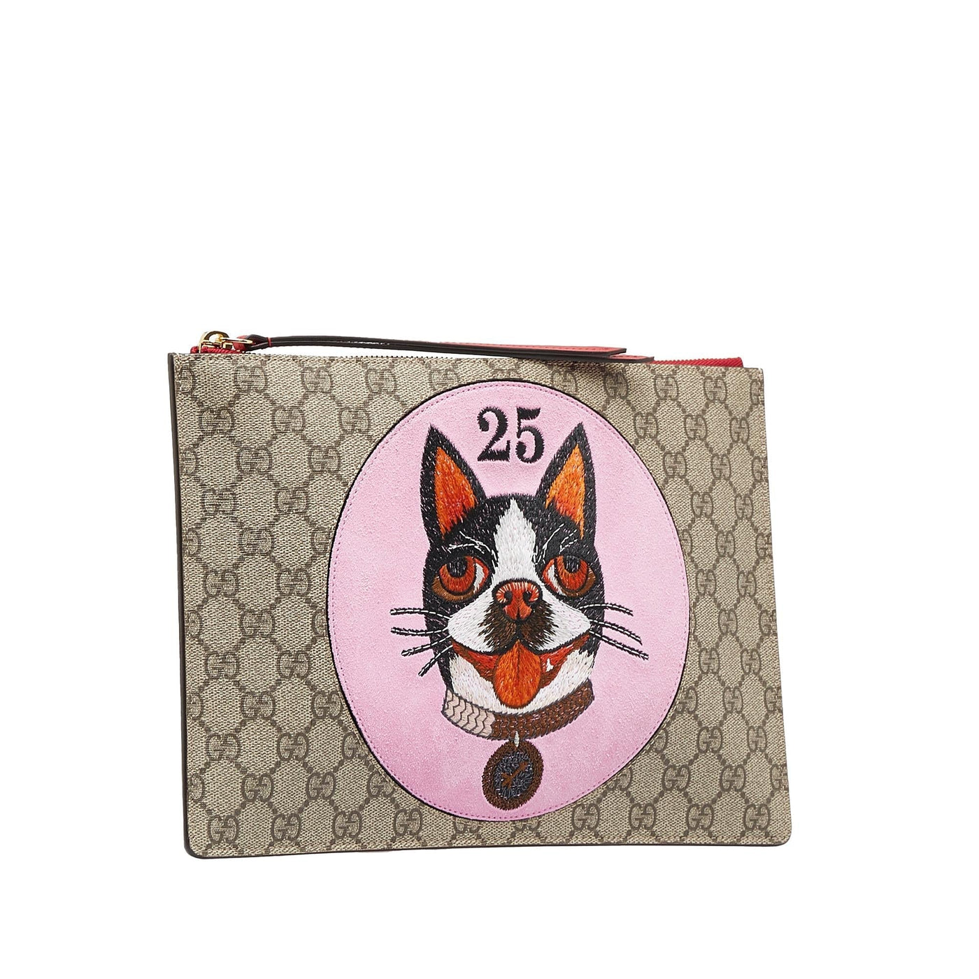 Gucci GG Supreme Bosco Clutch | Studio Nafay