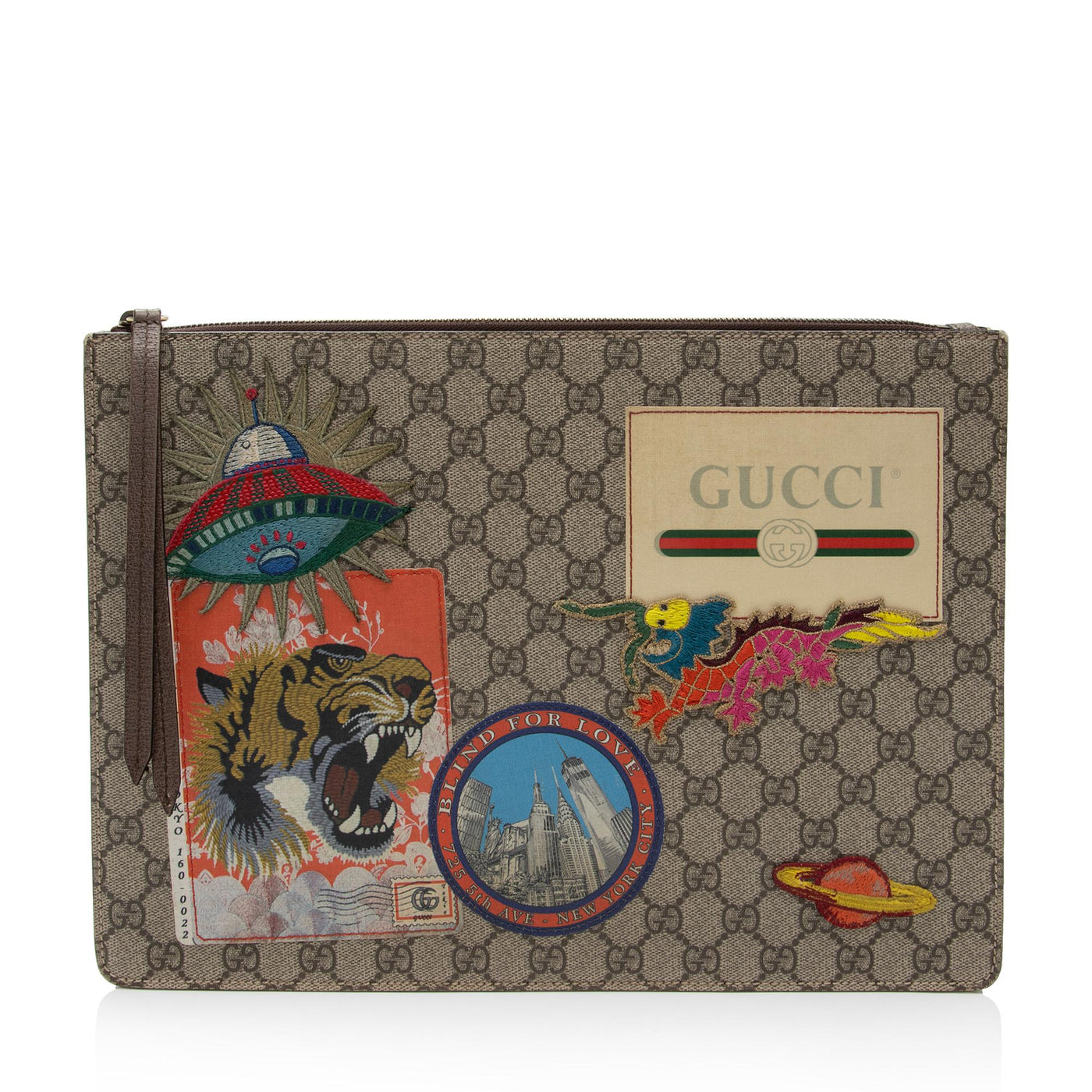 Gucci GG Supreme Courrier Messenger Clutch | Studio Nafay
