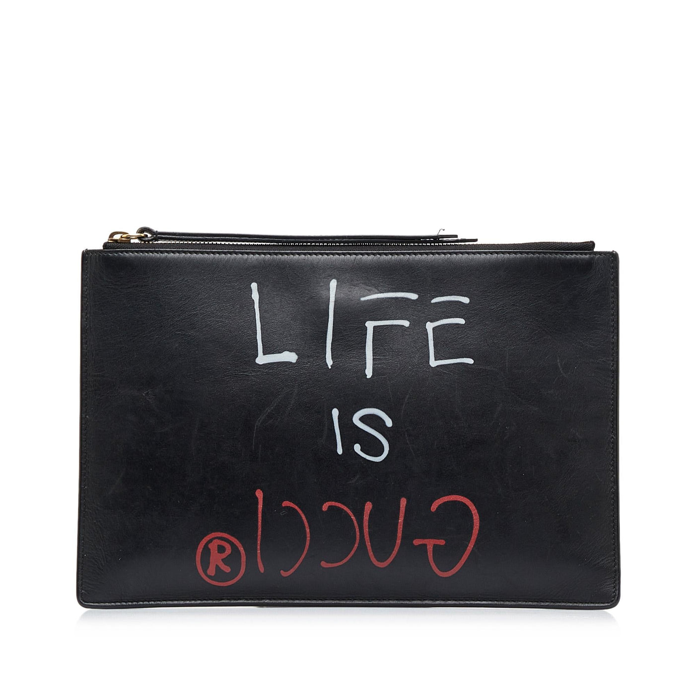 Gucci Gucci Ghost Life is Gucci Leather Clutch Bag - Product Image 13