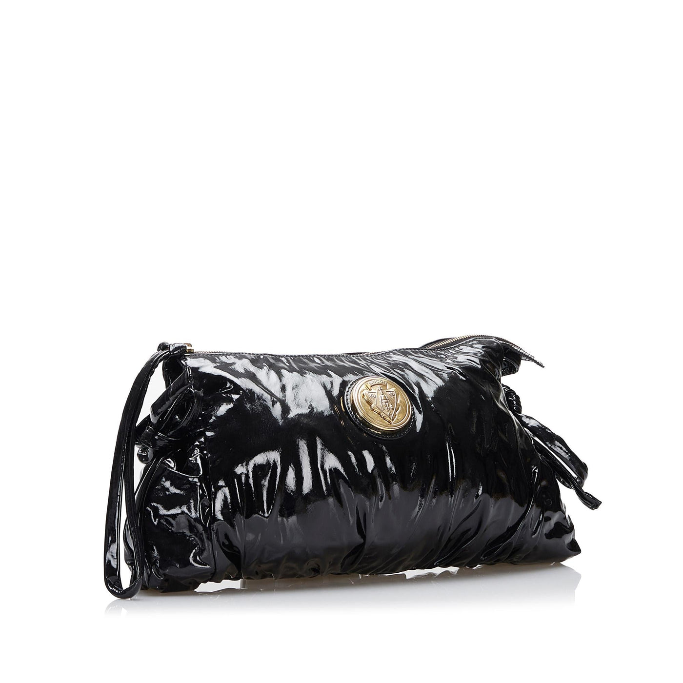 Gucci Large Patent Hysteria Clutch | Studio Nafay