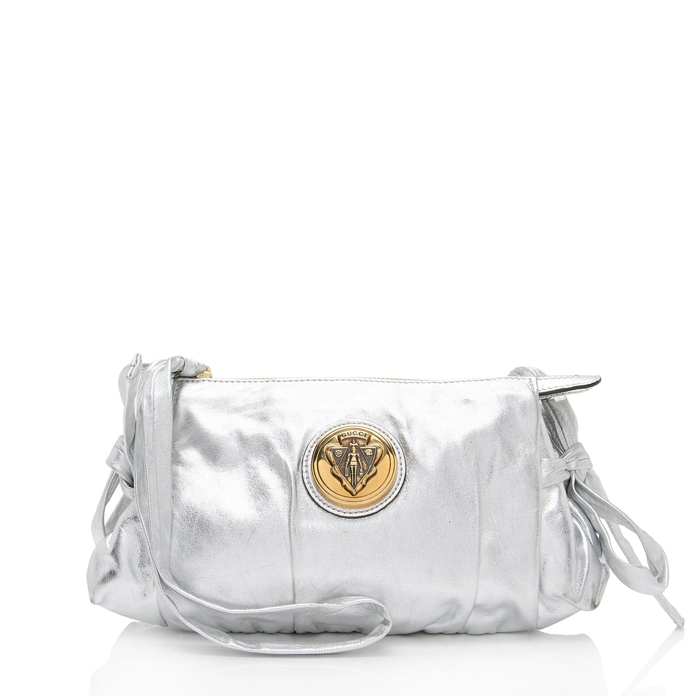 Gucci Metallic Leather Hysteria Small Clutch | Studio Nafay