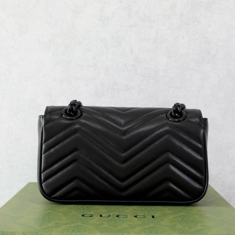 Gucci GG Marmont All Black Bag - Product Image 3