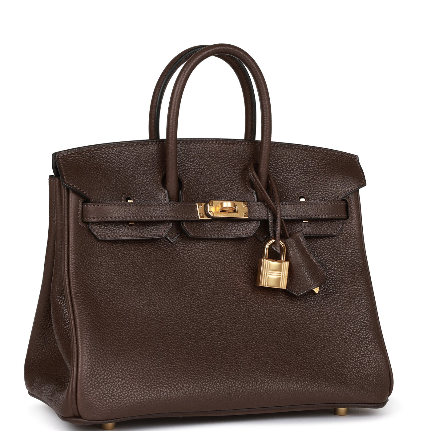 Hermes Birkin 25 Ebene Barenia Faubourg Gold Hardware | Studio Nafay