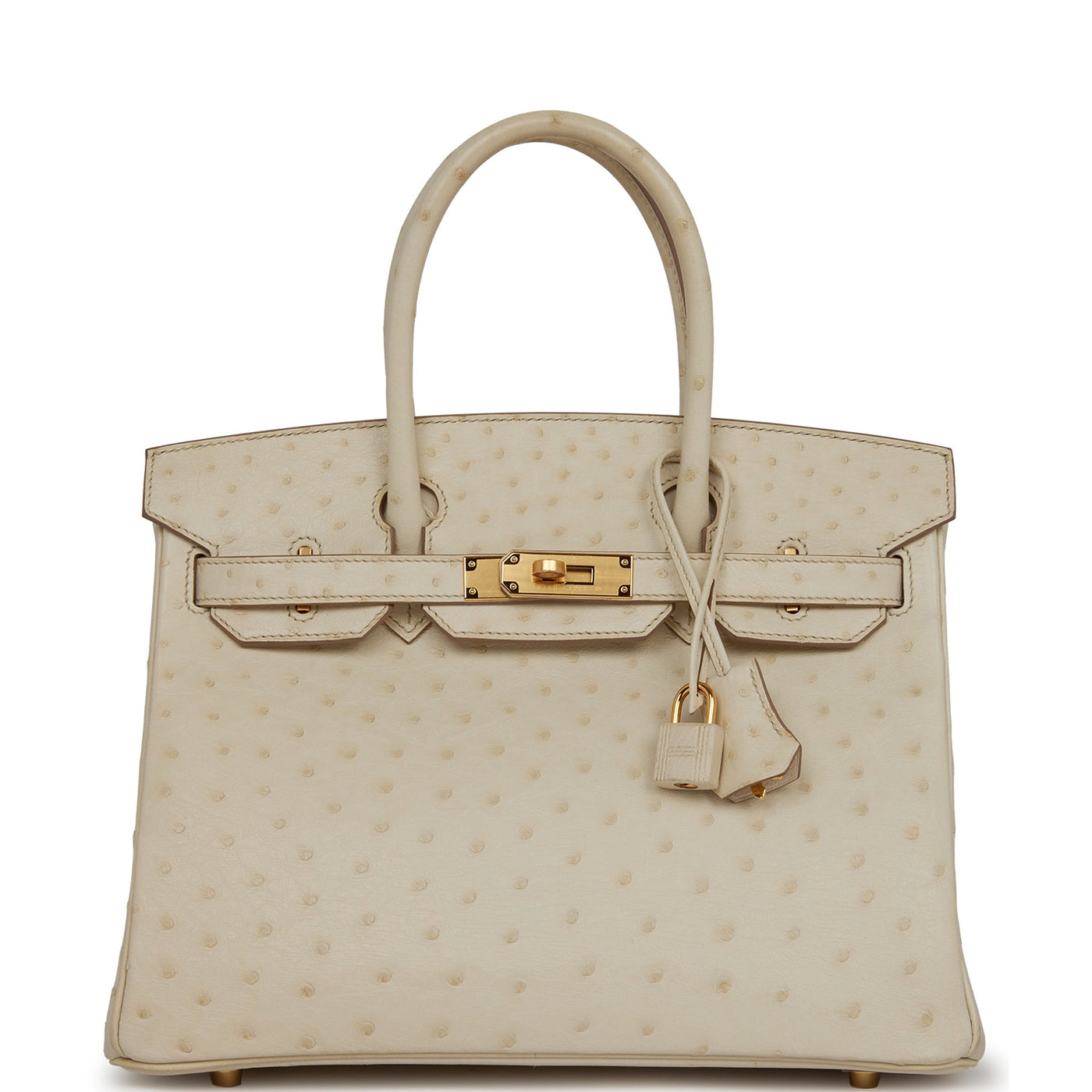 Hermes Birkin 30 Beton Ostrich Gold Hardware - Product Image 2