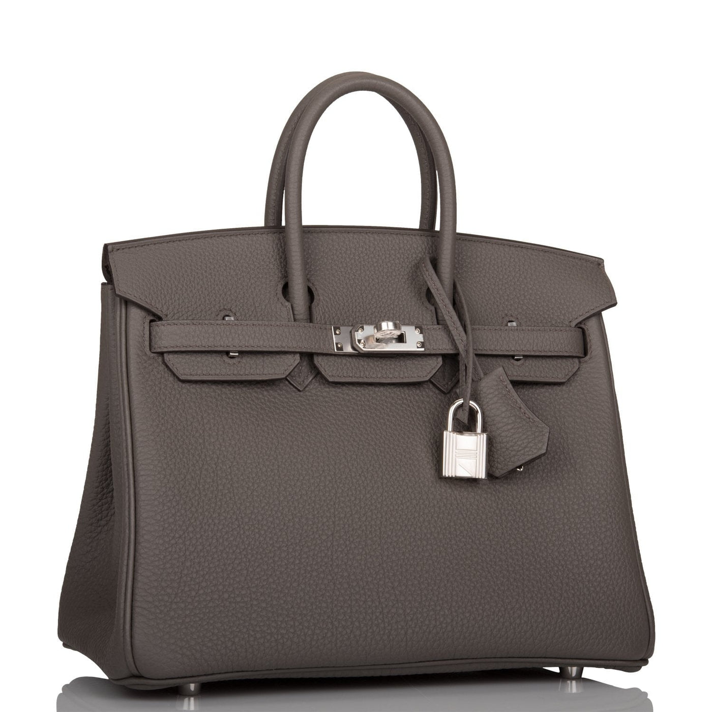 Hermes Birkin 25 Etain Togo Palladium Hardware | Studio Nafay
