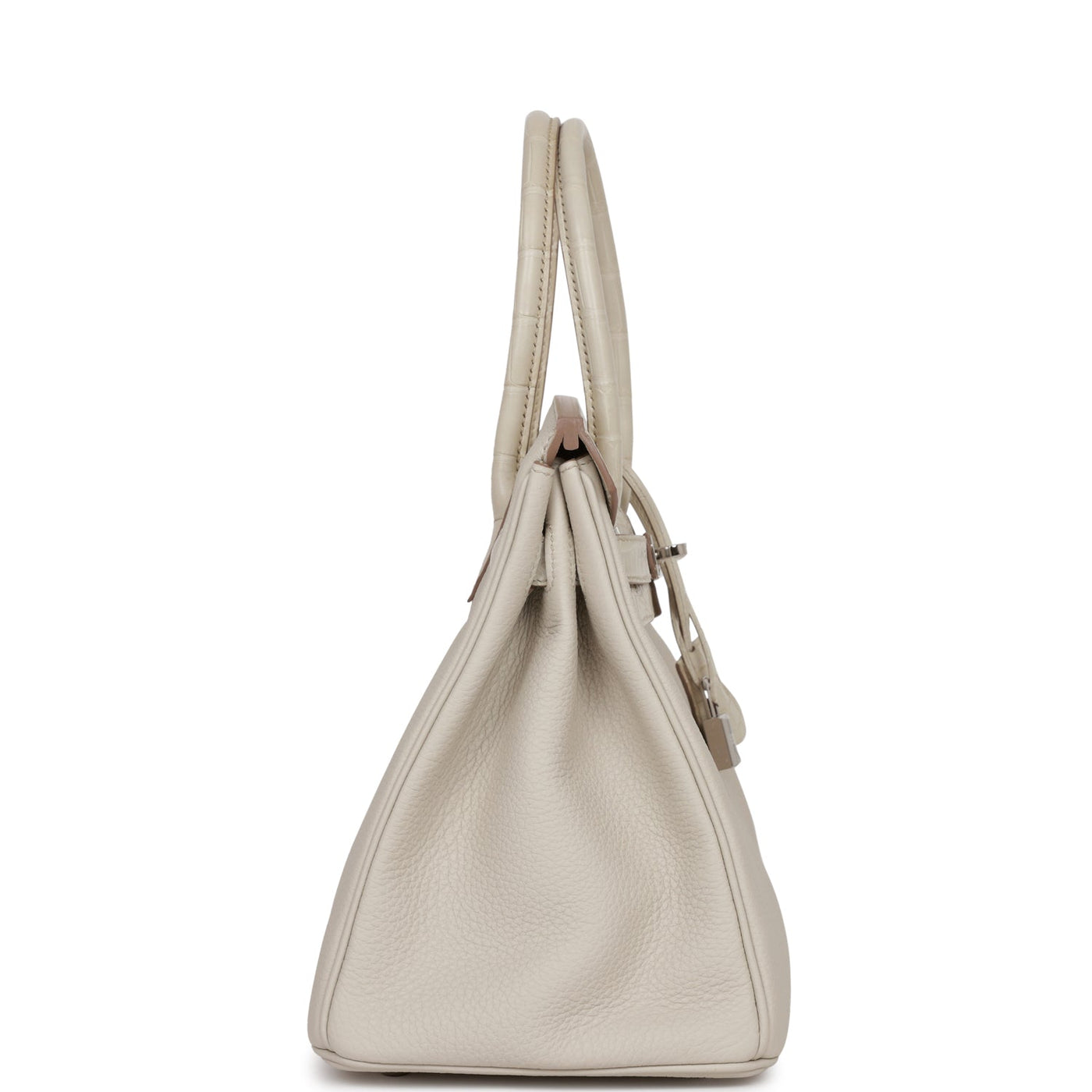 Hermes Birkin 30 Beton Matte Alligator and Togo Touch Palladium Hardware - Product Image 3
