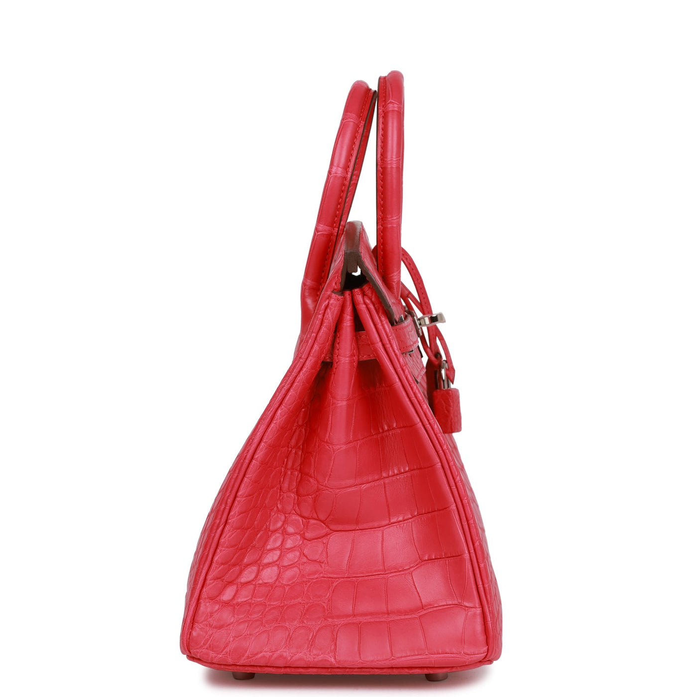 Hermes Birkin 25 Rose Extreme Matte Alligator Palladium Hardware - Product Image 3