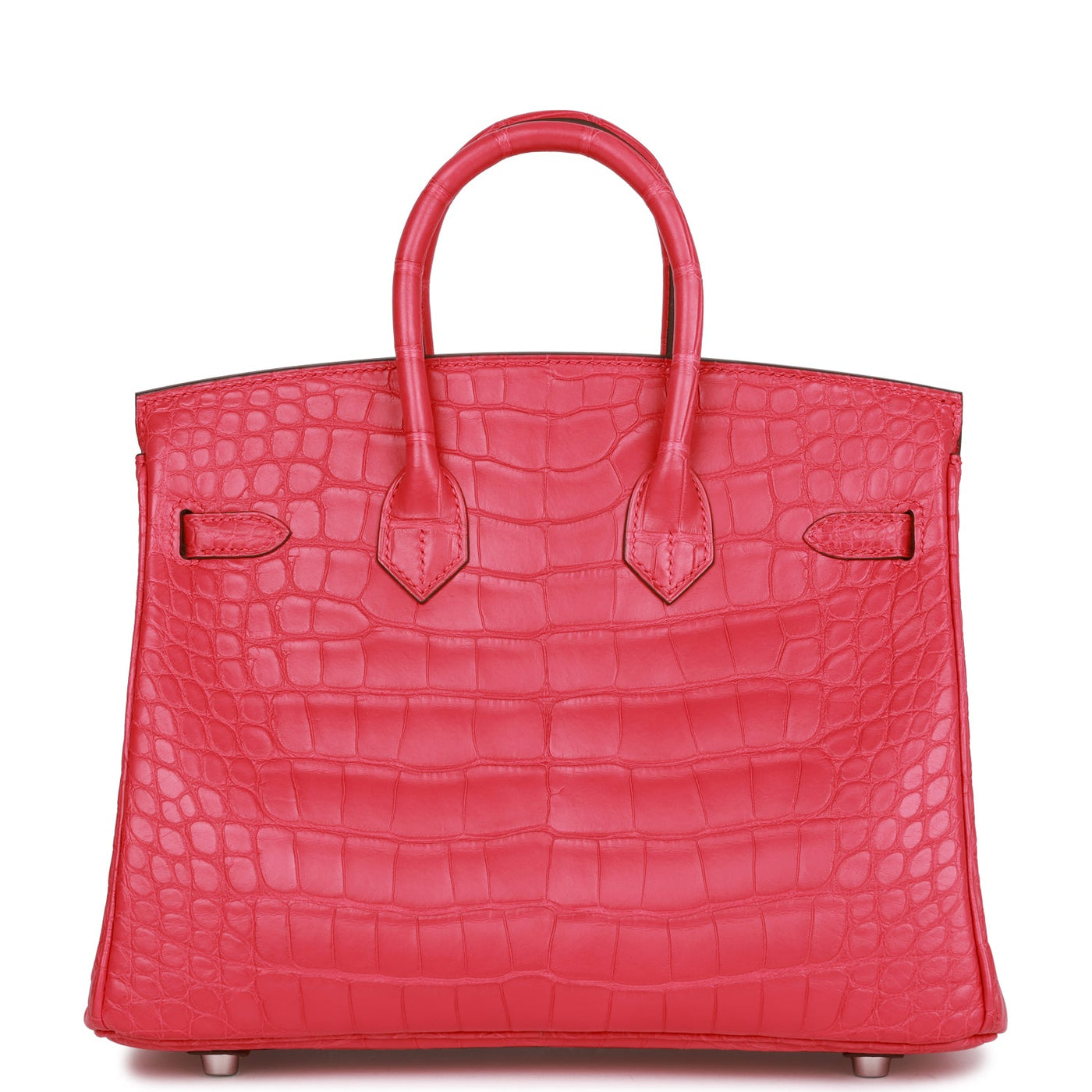 Hermes Birkin 25 Rose Extreme Matte Alligator Palladium Hardware - Product Image 4