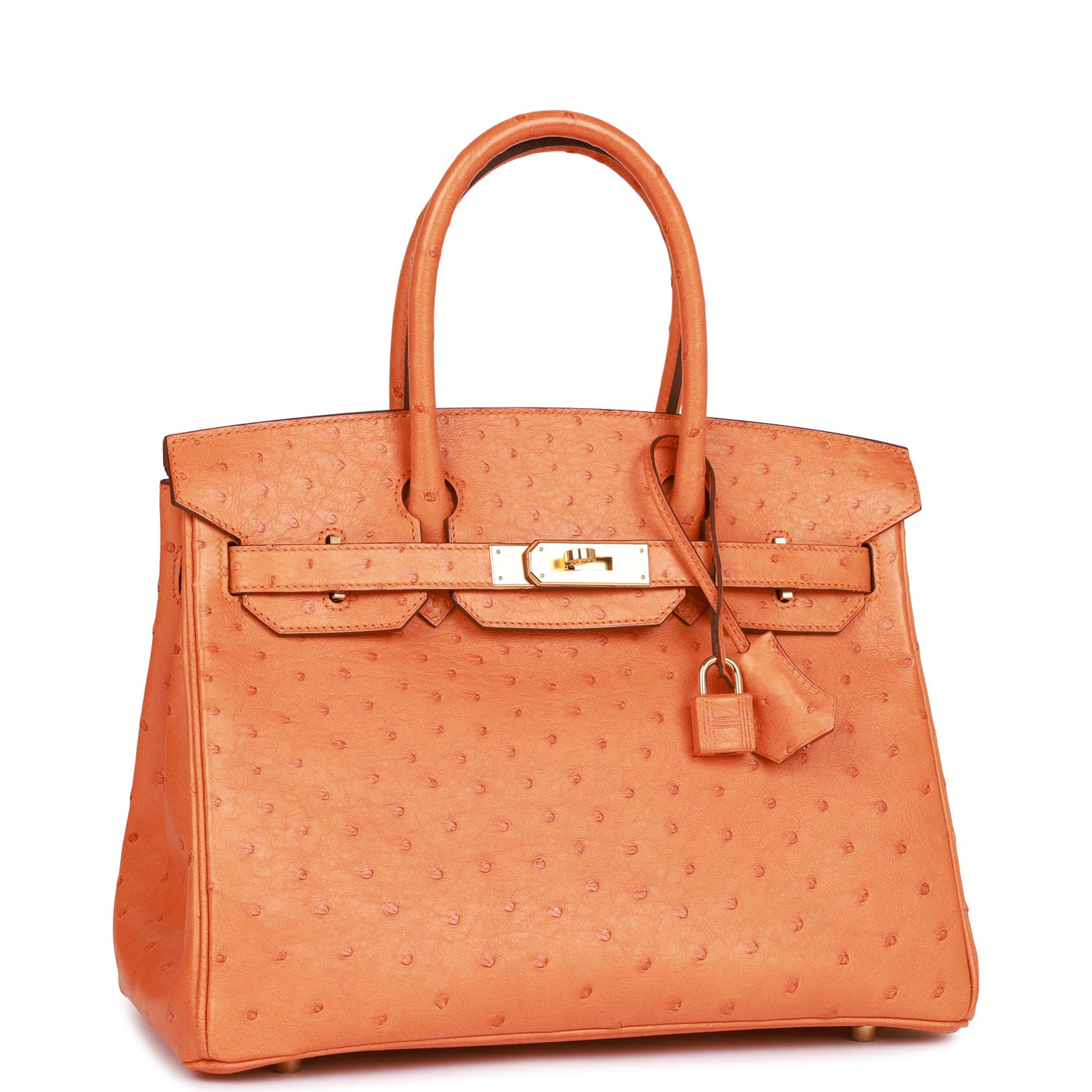 Hermes Birkin 30 Abricot Ostrich Gold Hardware | Studio Nafay