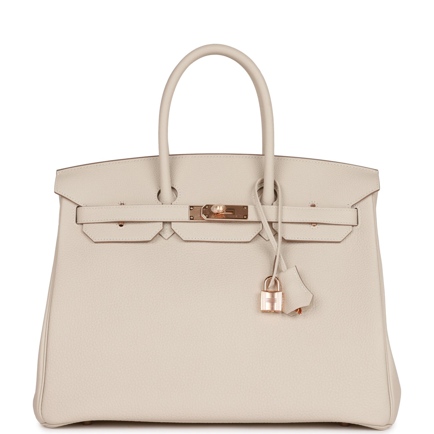 Hermes Birkin 35 Craie Togo Rose Gold Hardware - Product Image 2