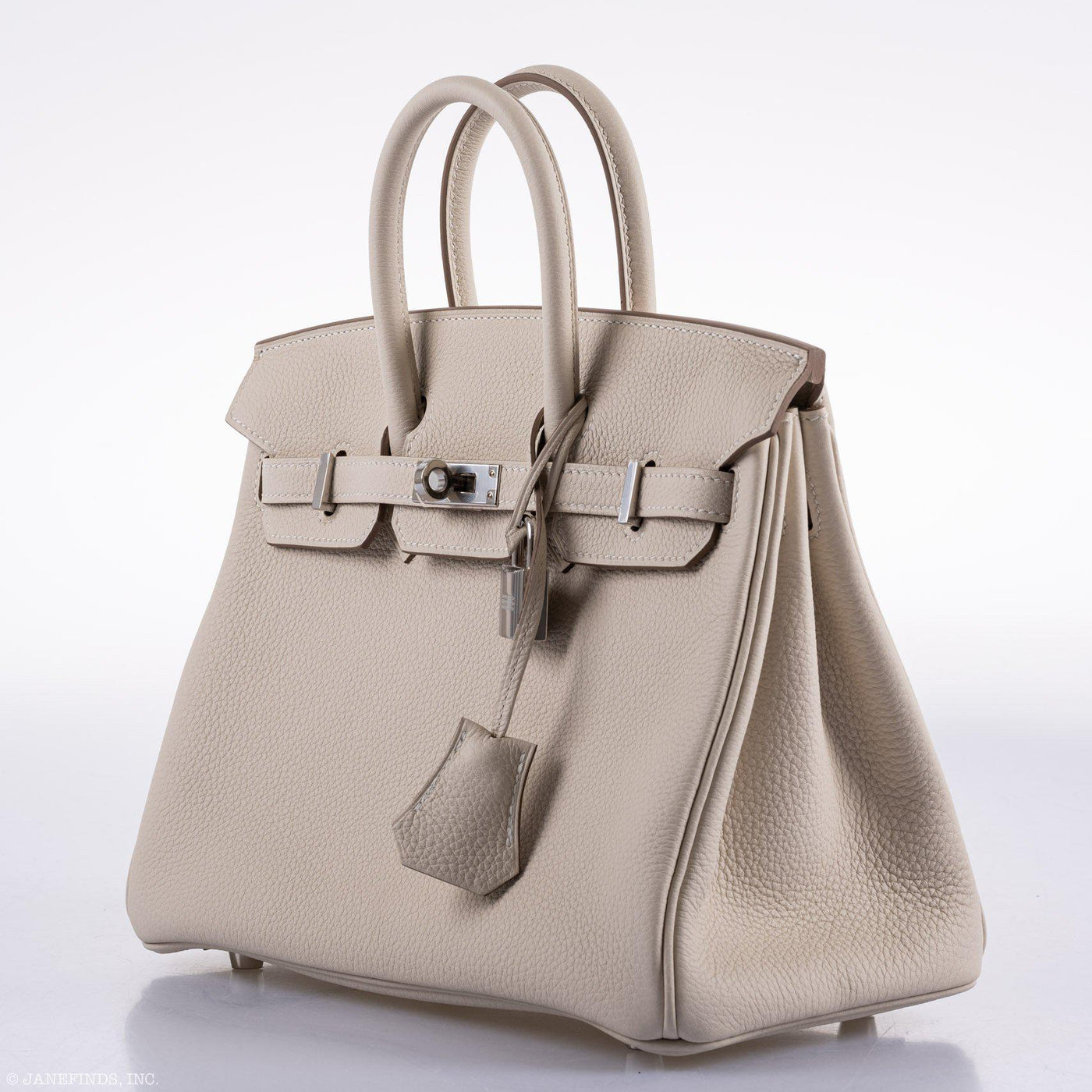 Hermes Birkin 25 Craie Togo Palladium Hardware -, Y - Product Image 4