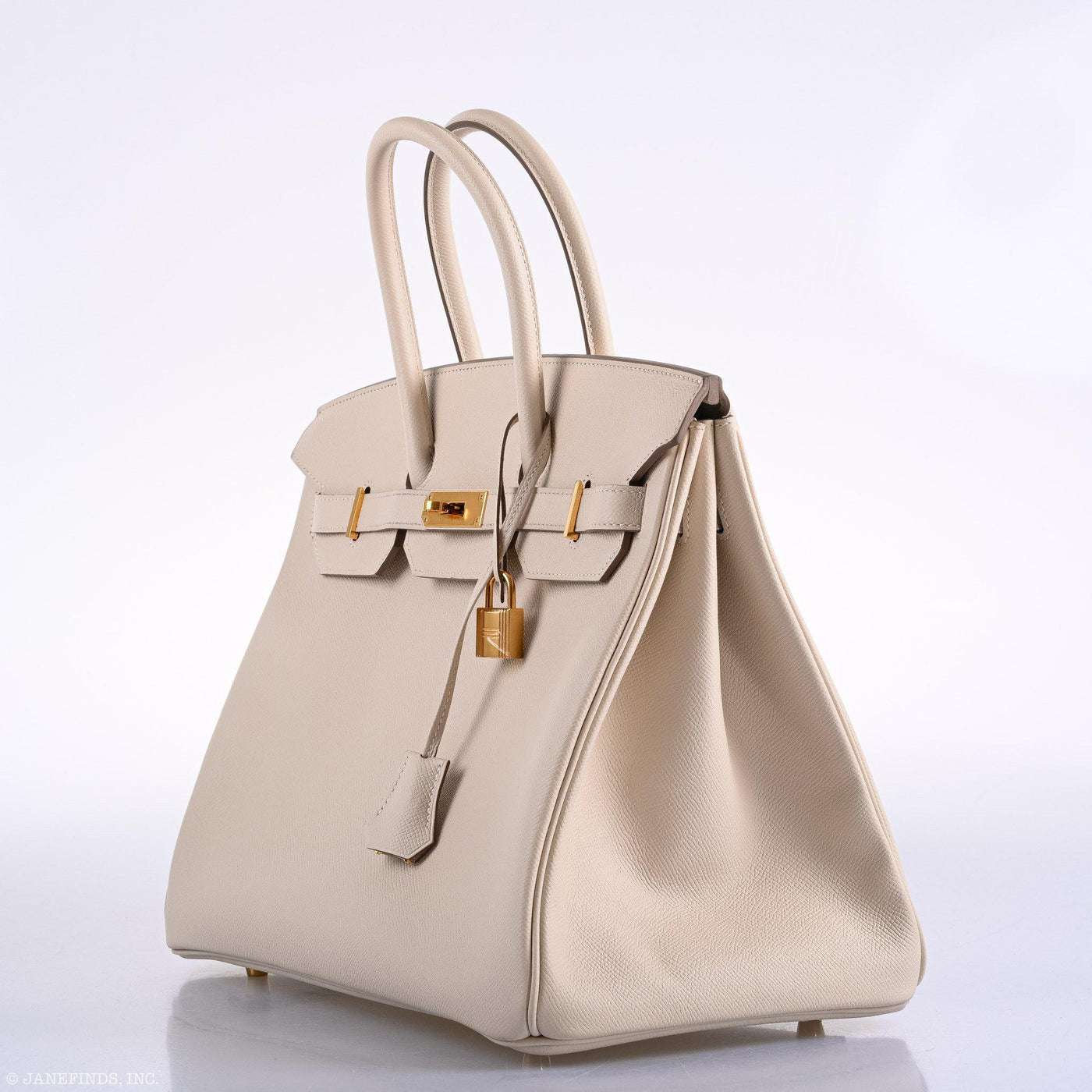 Hermes Birkin 35 Craie Epsom Gold Hardware -, T - Product Image 4