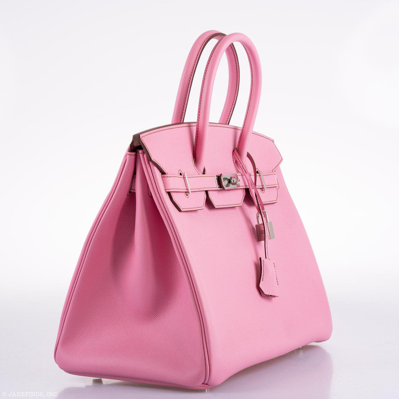 Hermes Birkin 35 HSS 5P Bubblegum Epsom with Palladium Hardware -, P Square - Product Image 3