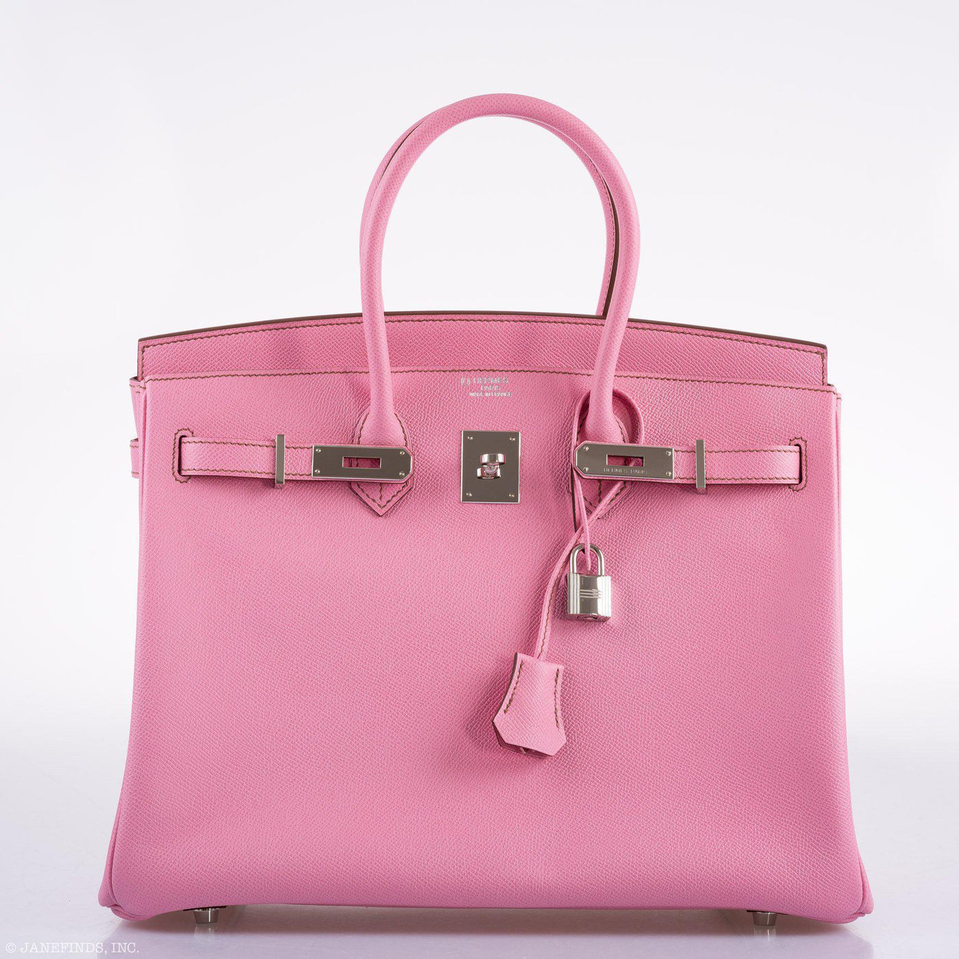 Hermes Birkin 35 HSS 5P Bubblegum Epsom with Palladium Hardware -, P Square - Product Image 4