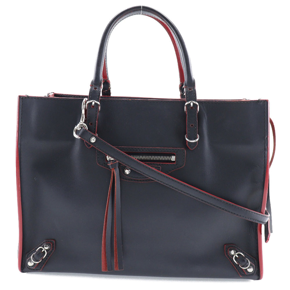 Balenciaga Paper A6 Handbag Black/Red | Studio Nafay
