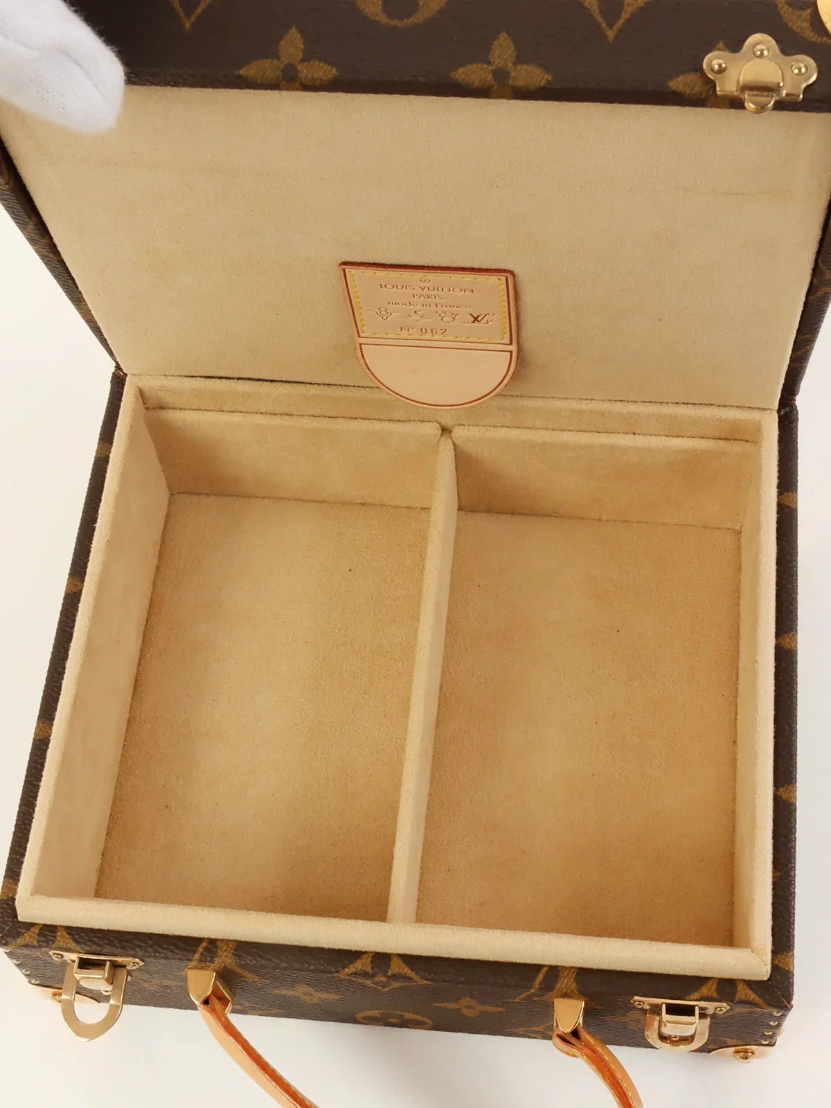 LOUIS VUITTON Made Takashi Murakami Collaboration Monogram Jewelry Box Brown/Multi in Brown / Multicolor