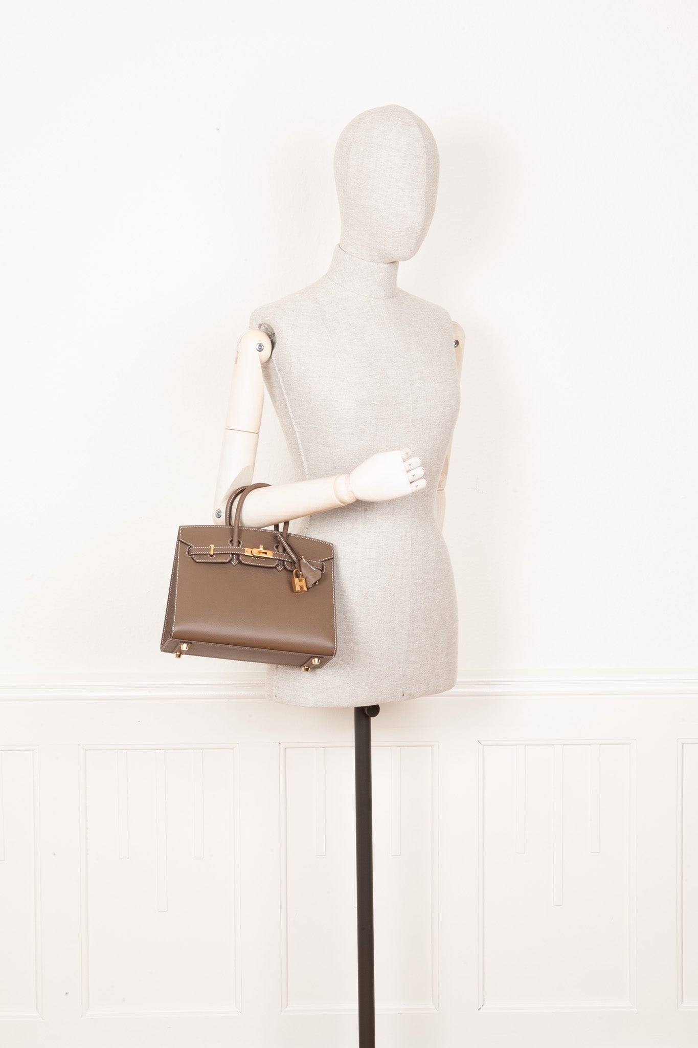 HERMÈS Birkin 25 Epsom Sellier Taupe | Studio Nafay