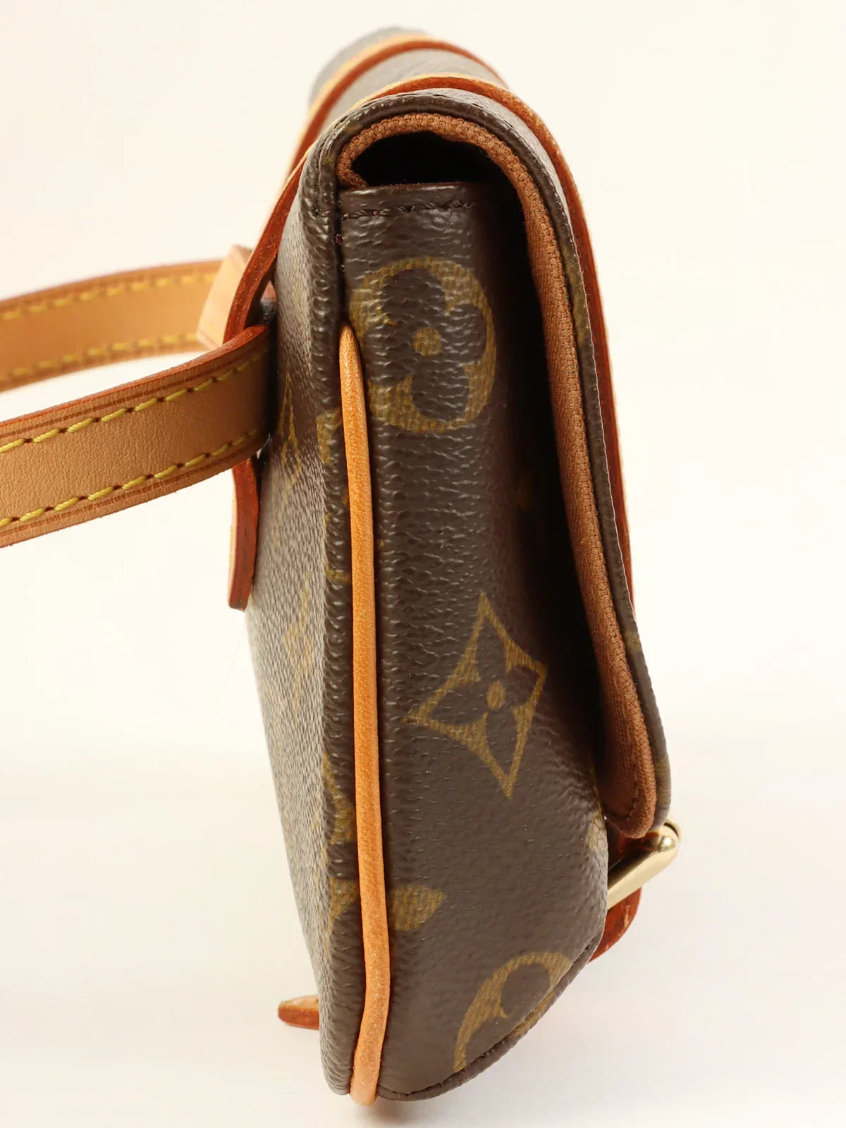 LOUIS VUITTON Made Canvas Monogram Pochette Marelle Brown in Brown