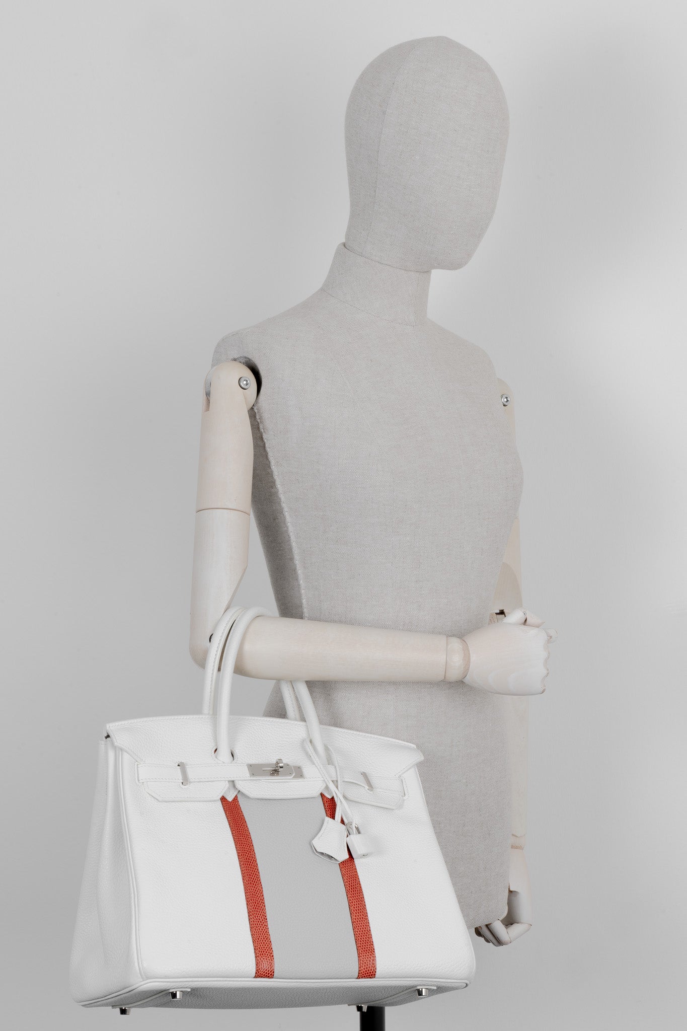 HERMÈS Birkin 35 Club Clemence Blanc | Studio Nafay