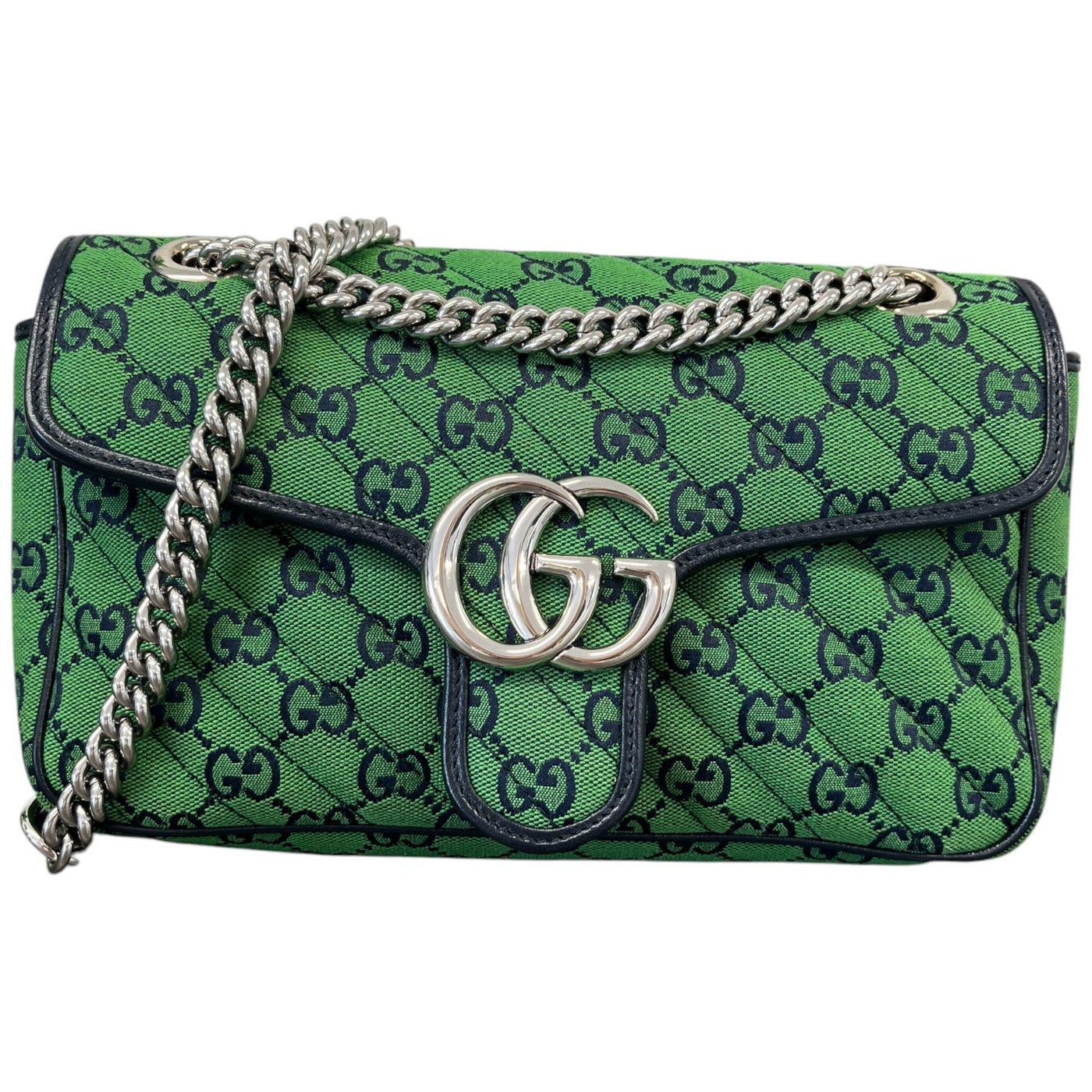Women's Gg Supreme Marmont Handbag Green - Product Image 2