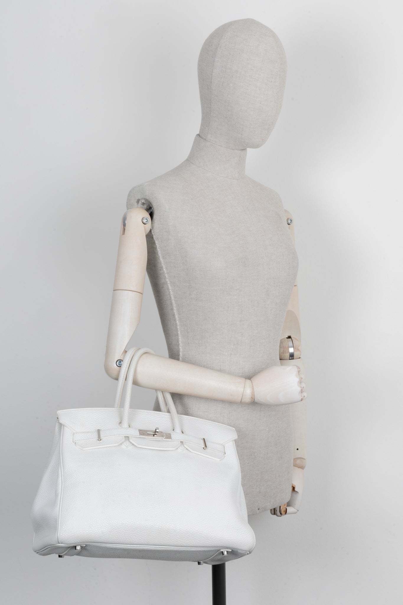 HERMÈS Birkin 35 Clemence White | Studio Nafay