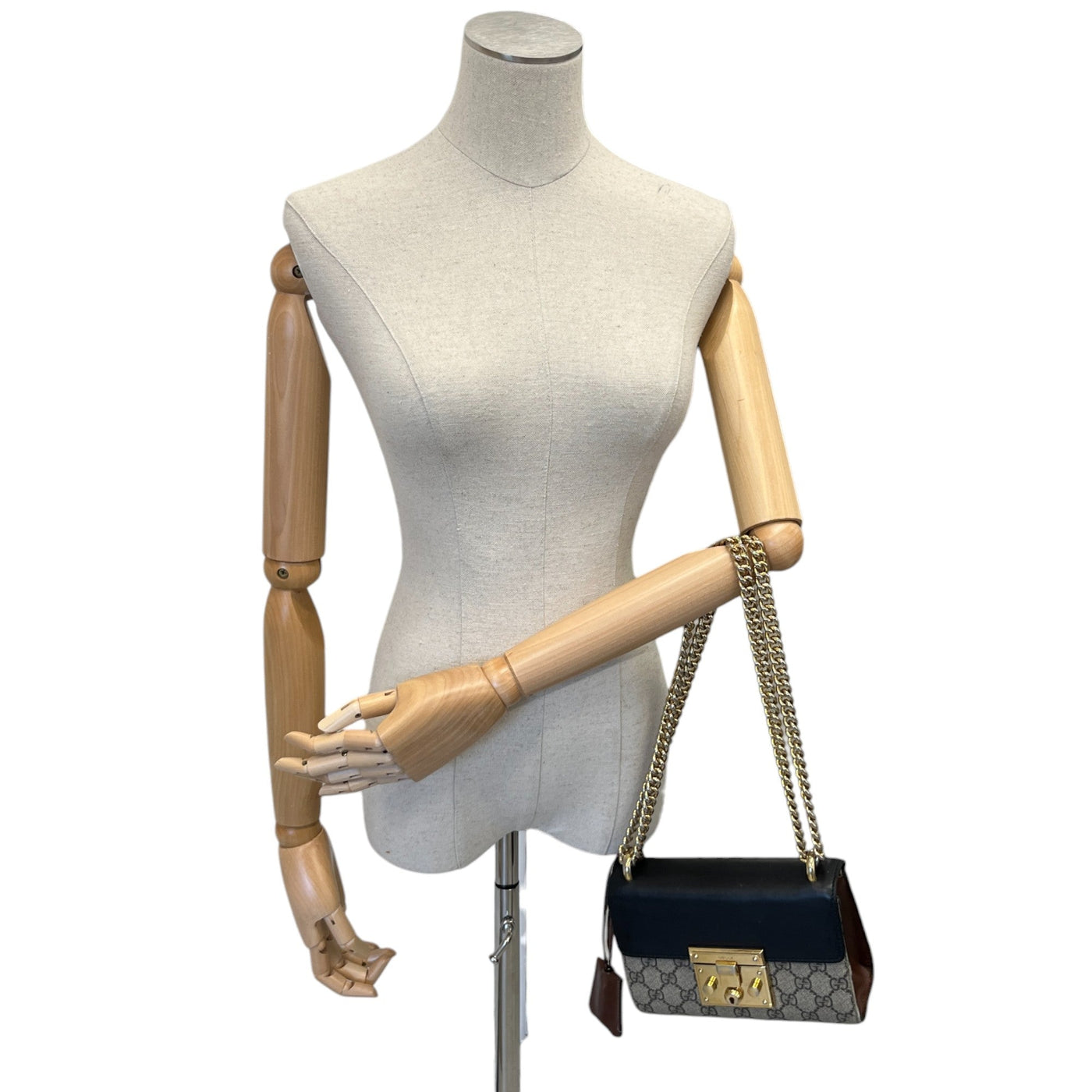 Women's Small Padlock Bag Beige | Studio Nafay