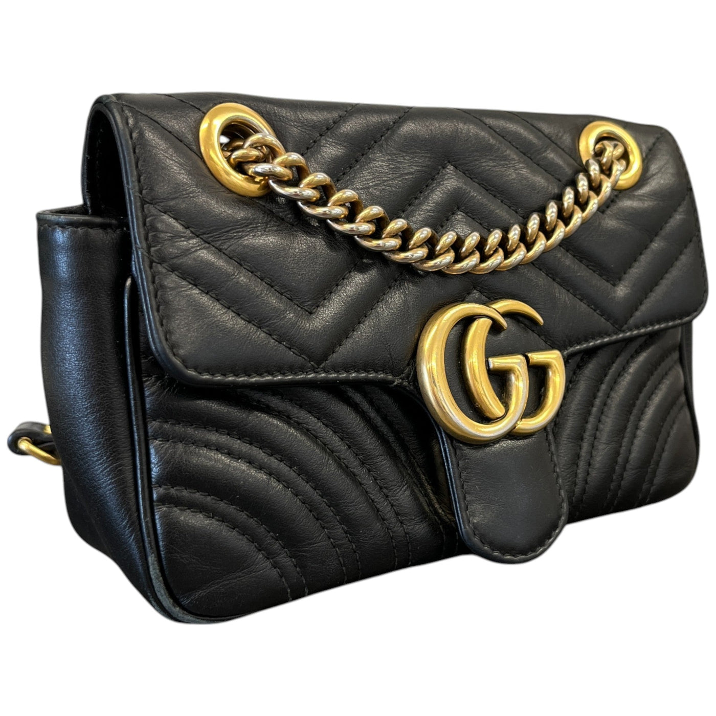 Women's Gg Marmont Bag Black - Product Image 3