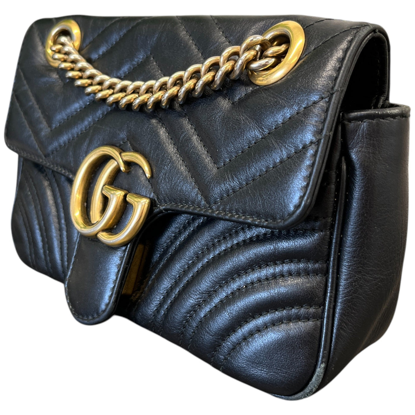 Women's Gg Marmont Bag Black - Product Image 4