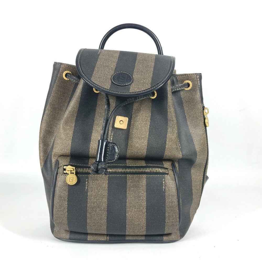 FENDI Backpack PVC / Leather Brown Pecan | Studio Nafay