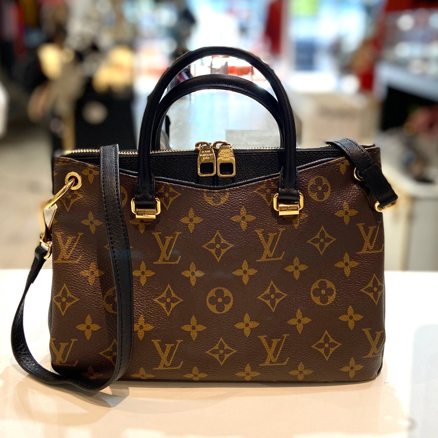 LOUIS VUITTON MONOGRAM PALLAS BB TOTE BAG | Studio Nafay