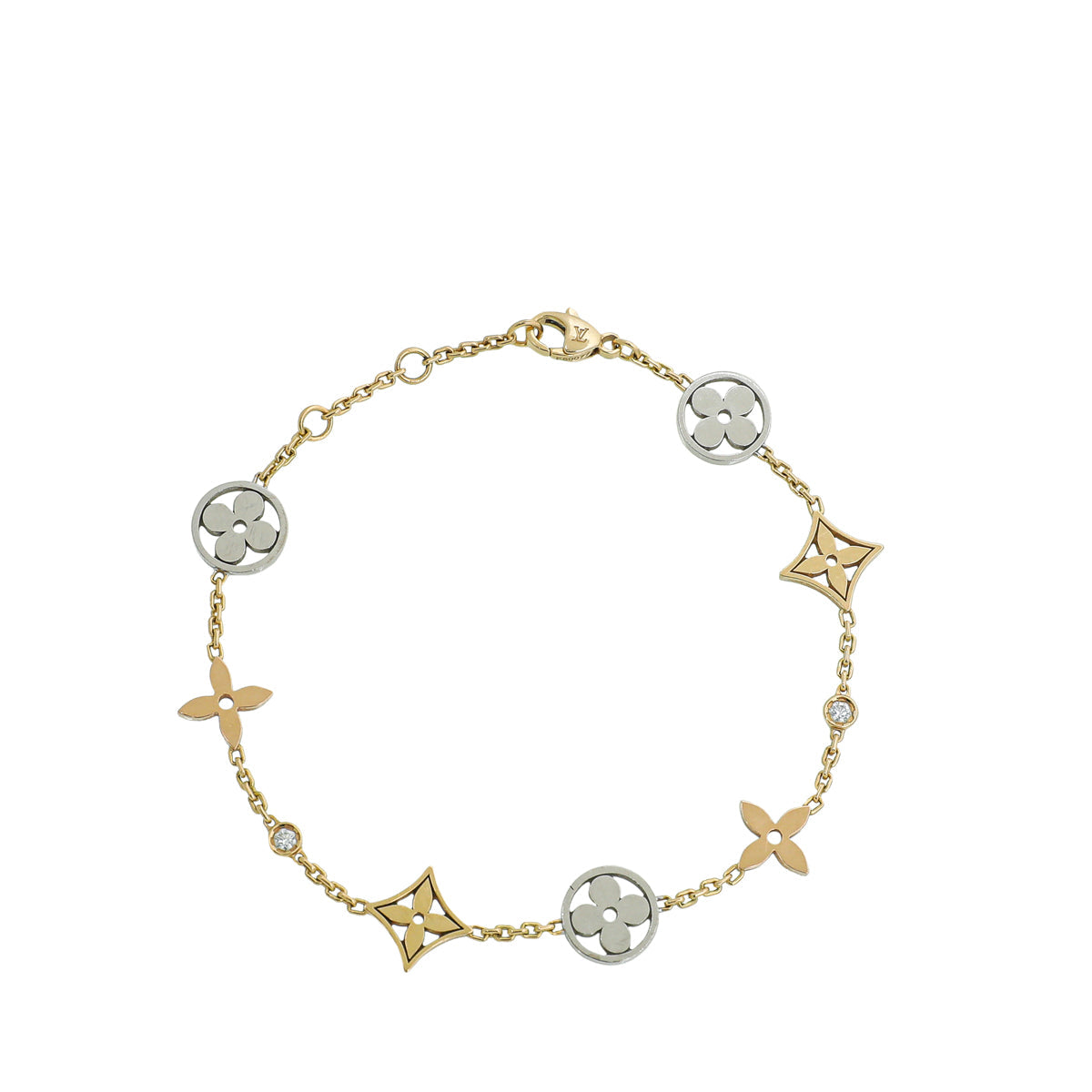 Louis Vuitton 18K Tricolor Idylle Blossom Bracelet