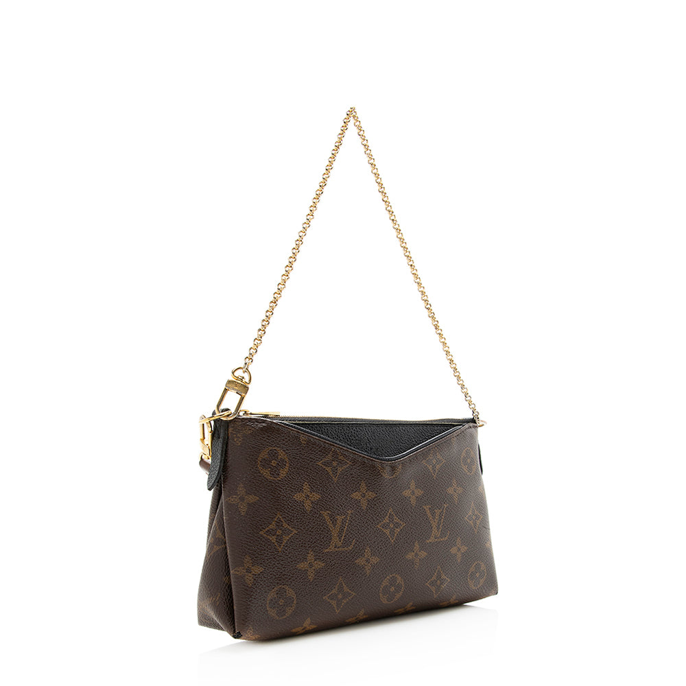 Louis Vuitton Monogram Canvas Pallas Clutch - FINAL SALE | Studio Nafay