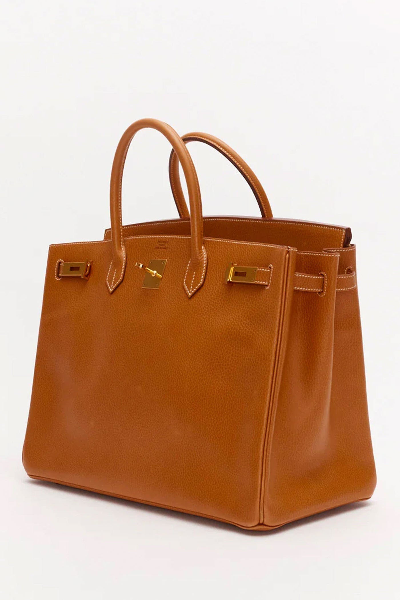 Hermés Caramel Ardennes Leather Birkin 40 | Studio Nafay