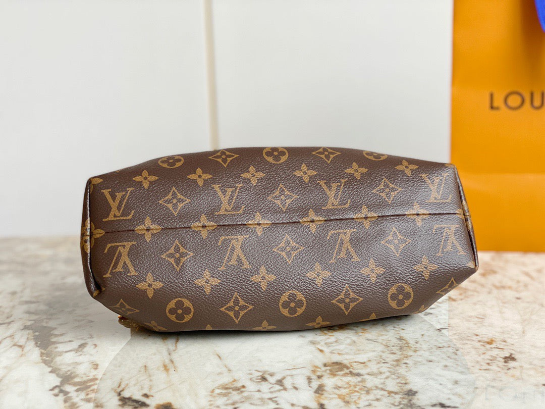 Monogram Clutch Leather Handbag for Women - Product Image 6