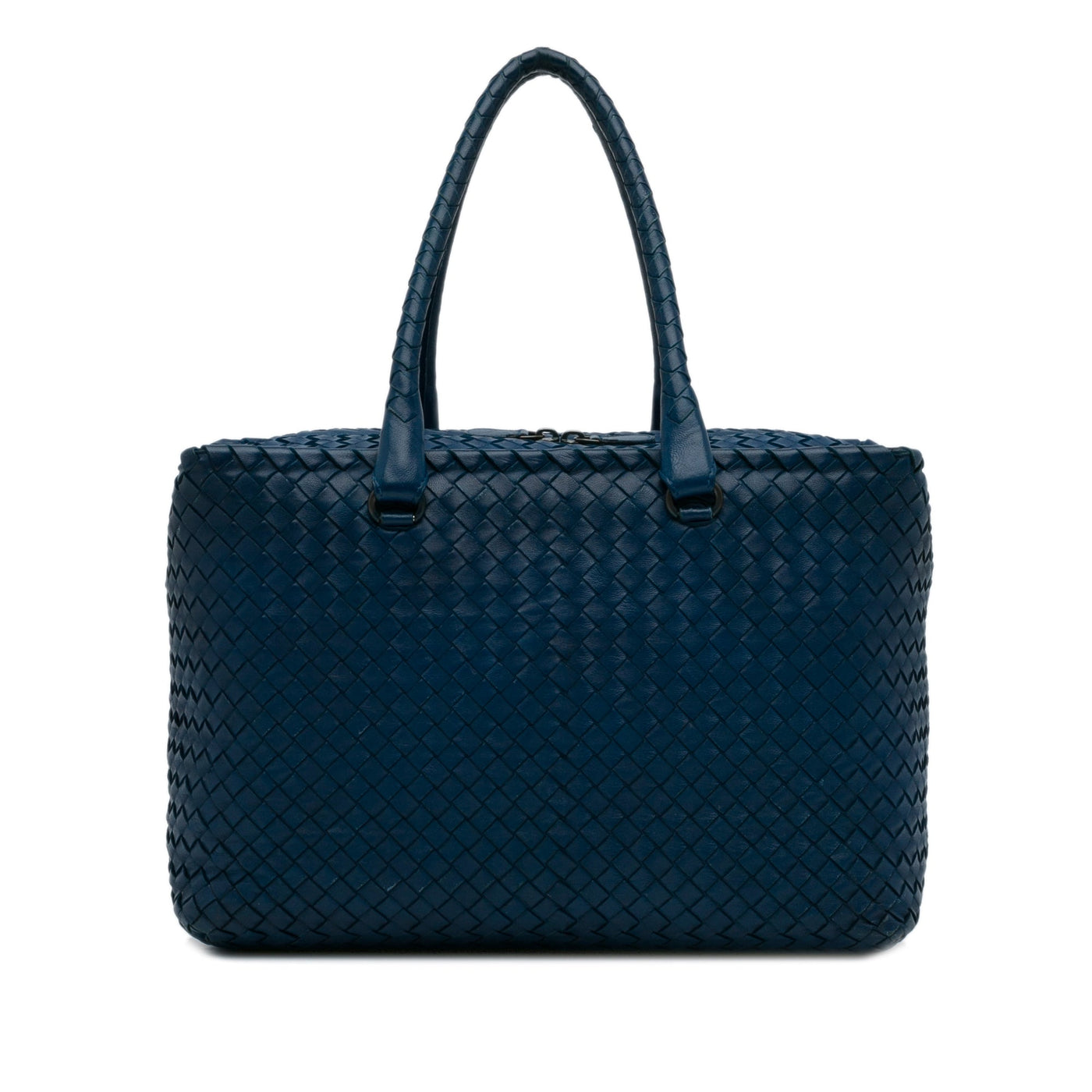 Blue Bottega Veneta Intrecciato Tote Bag - Product Image 3