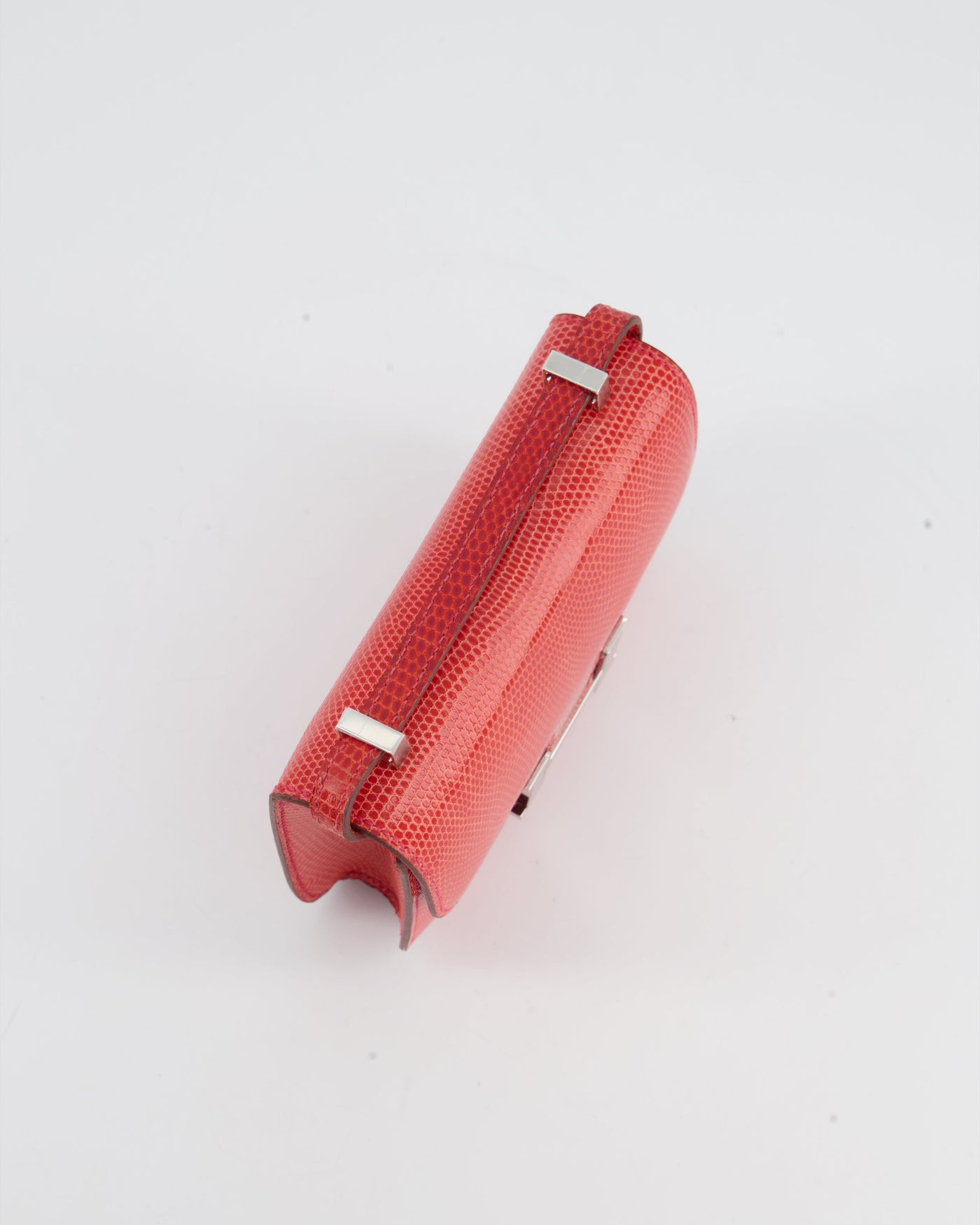 *RARE* Hermes Constance II Micro Bag in Rouge Lizard with Palladium Hardware - Product Image 14