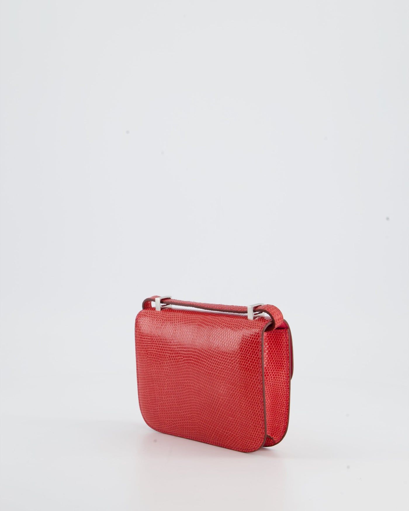 *RARE* Hermes Constance II Micro Bag in Rouge Lizard with Palladium Hardware - Product Image 10