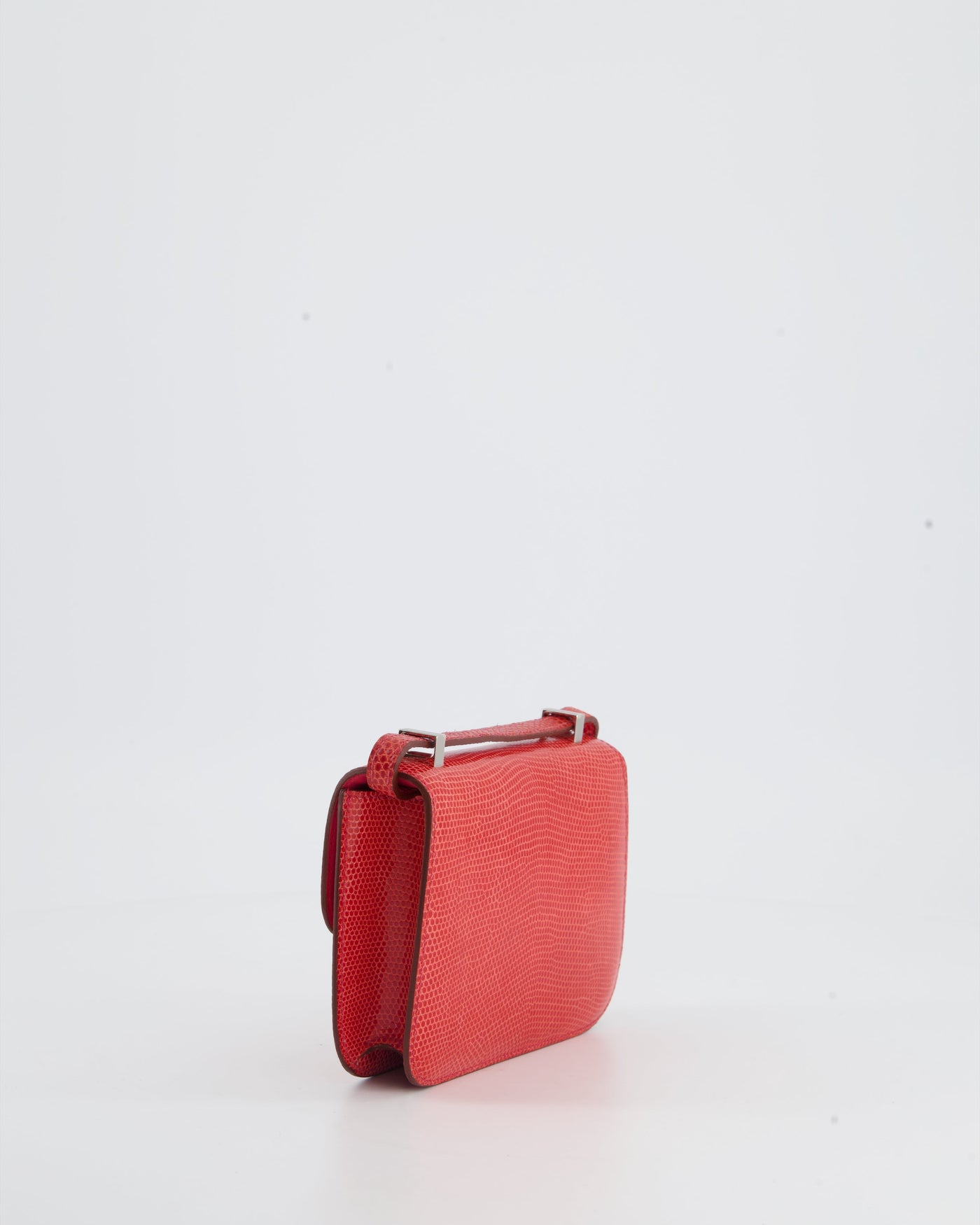 *RARE* Hermes Constance II Micro Bag in Rouge Lizard with Palladium Hardware - Product Image 12