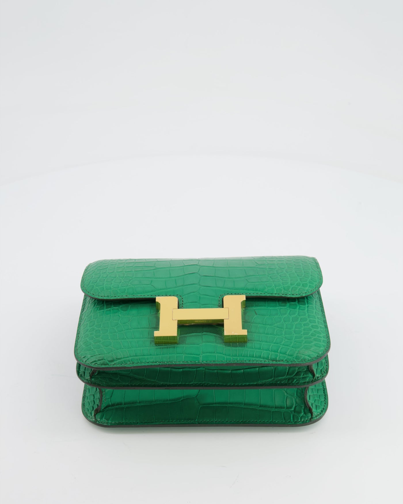 *STORE FRESH* Hermes Constance III 18 Bag in Cactus Alligator Mississippiensis Leather with Gold Hardware - Product Image 17