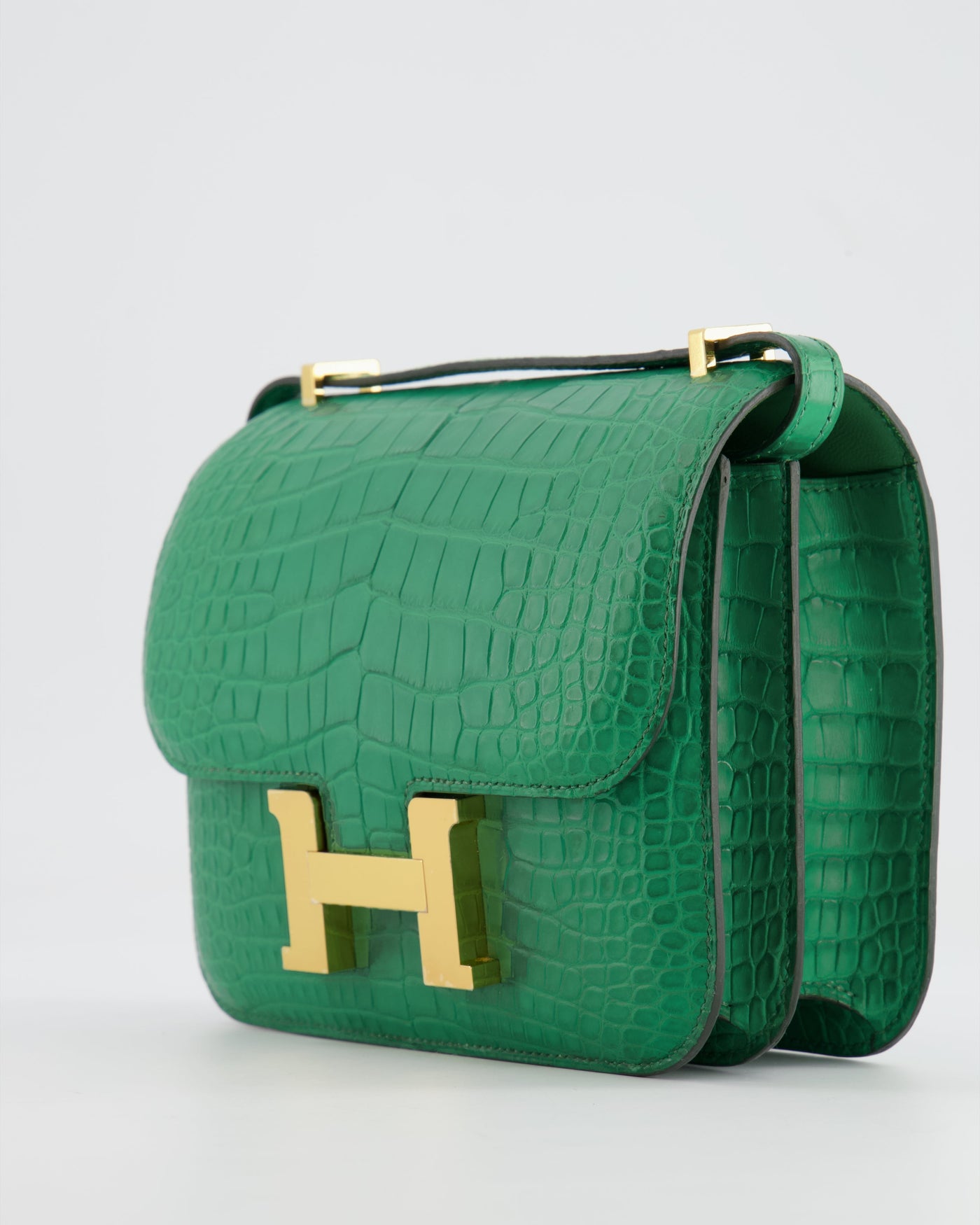 *STORE FRESH* Hermes Constance III 18 Bag in Cactus Alligator Mississippiensis Leather with Gold Hardware - Product Image 11