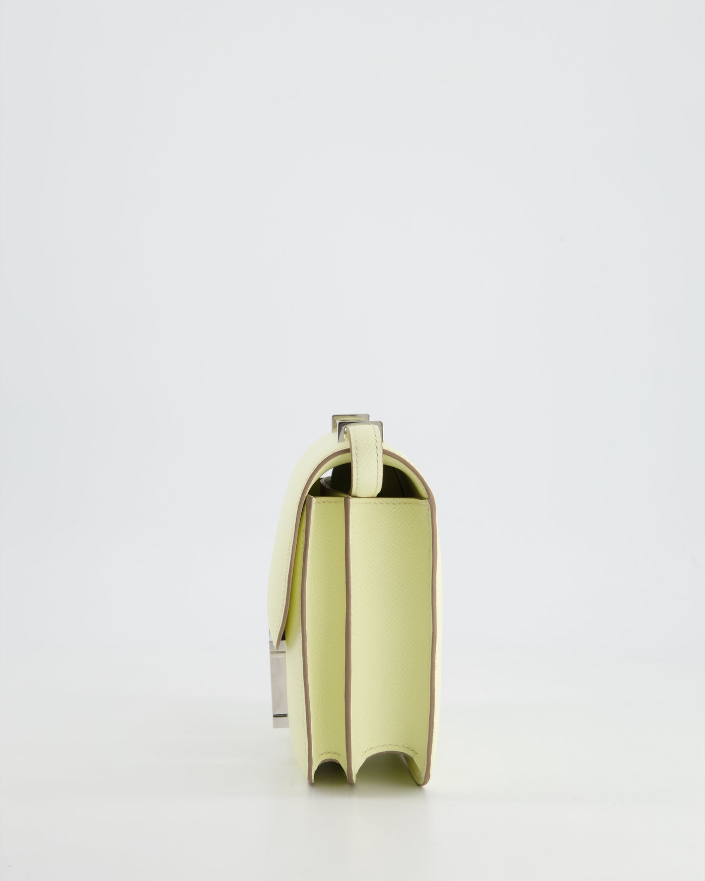 *NEW COLOUR* Hermes Constance III 18 Miroir Bag in Jaune Milton Epsom Leather with Palladium Hardware - Product Image 9