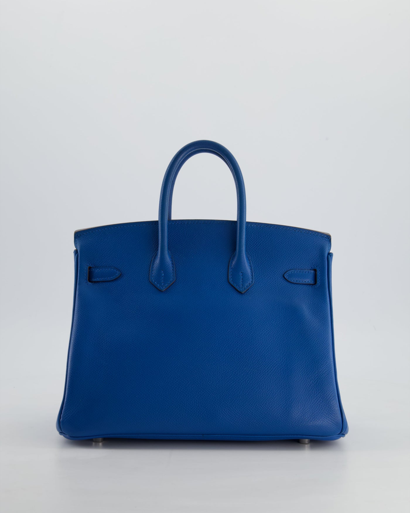 Hermes Birkin 25 Retourne Bag in Bleu De Galice Epsom Leather with Palladium Hardware - Product Image 10