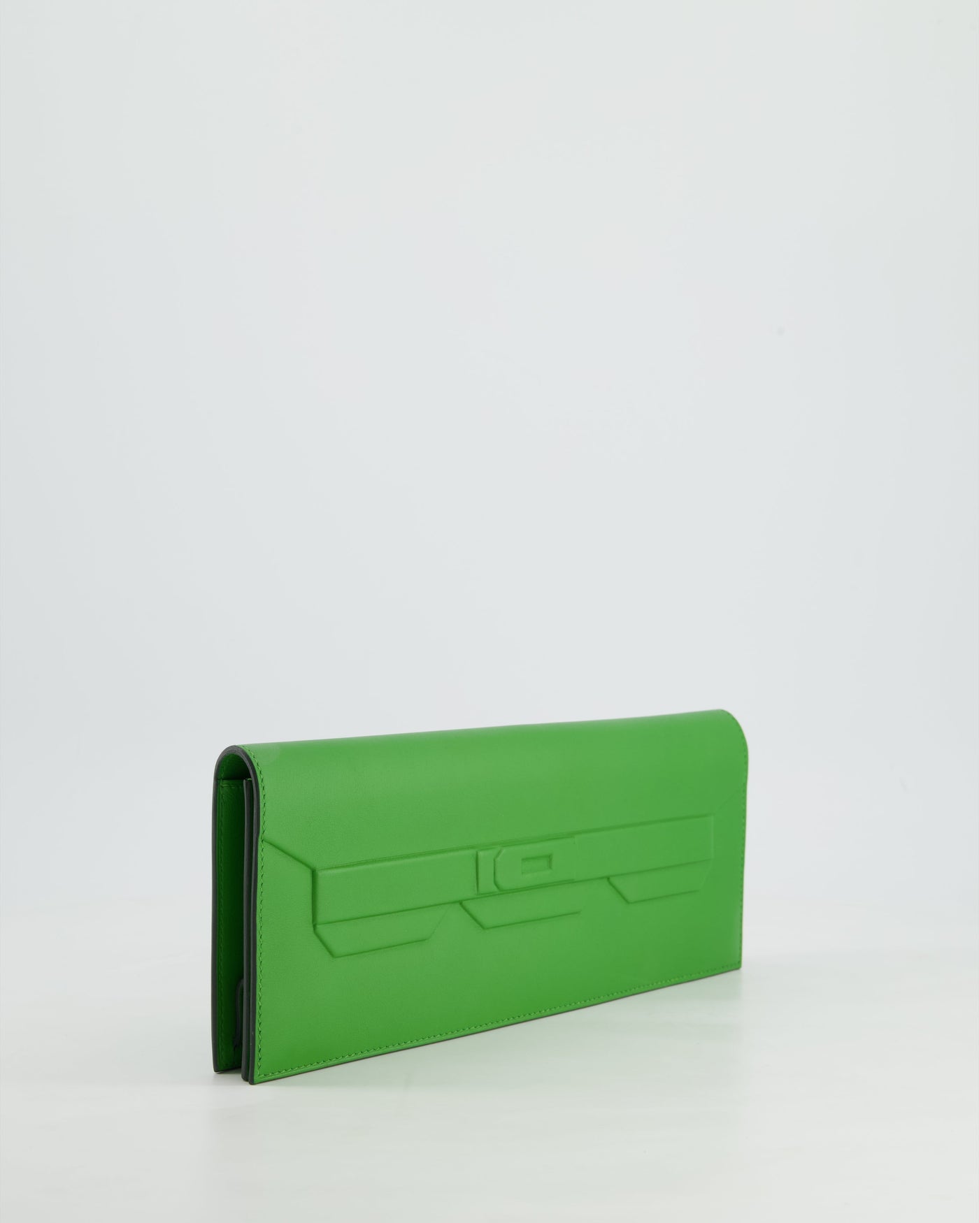 Hermes Birkin Cut Shadow Bag In Vert Yucca Swift Leather - Product Image 5