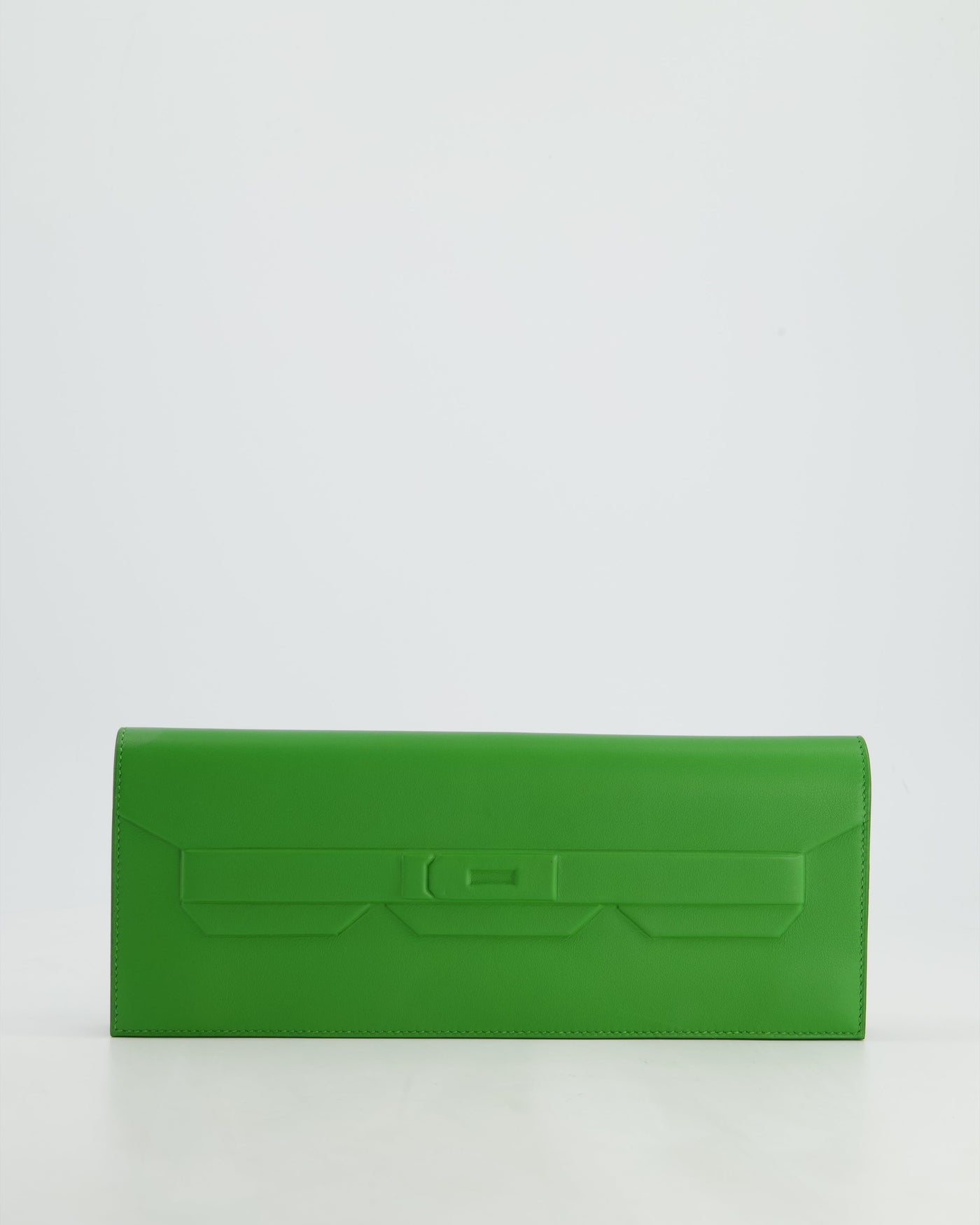 Hermes Birkin Cut Shadow Bag In Vert Yucca Swift Leather | Studio Nafay