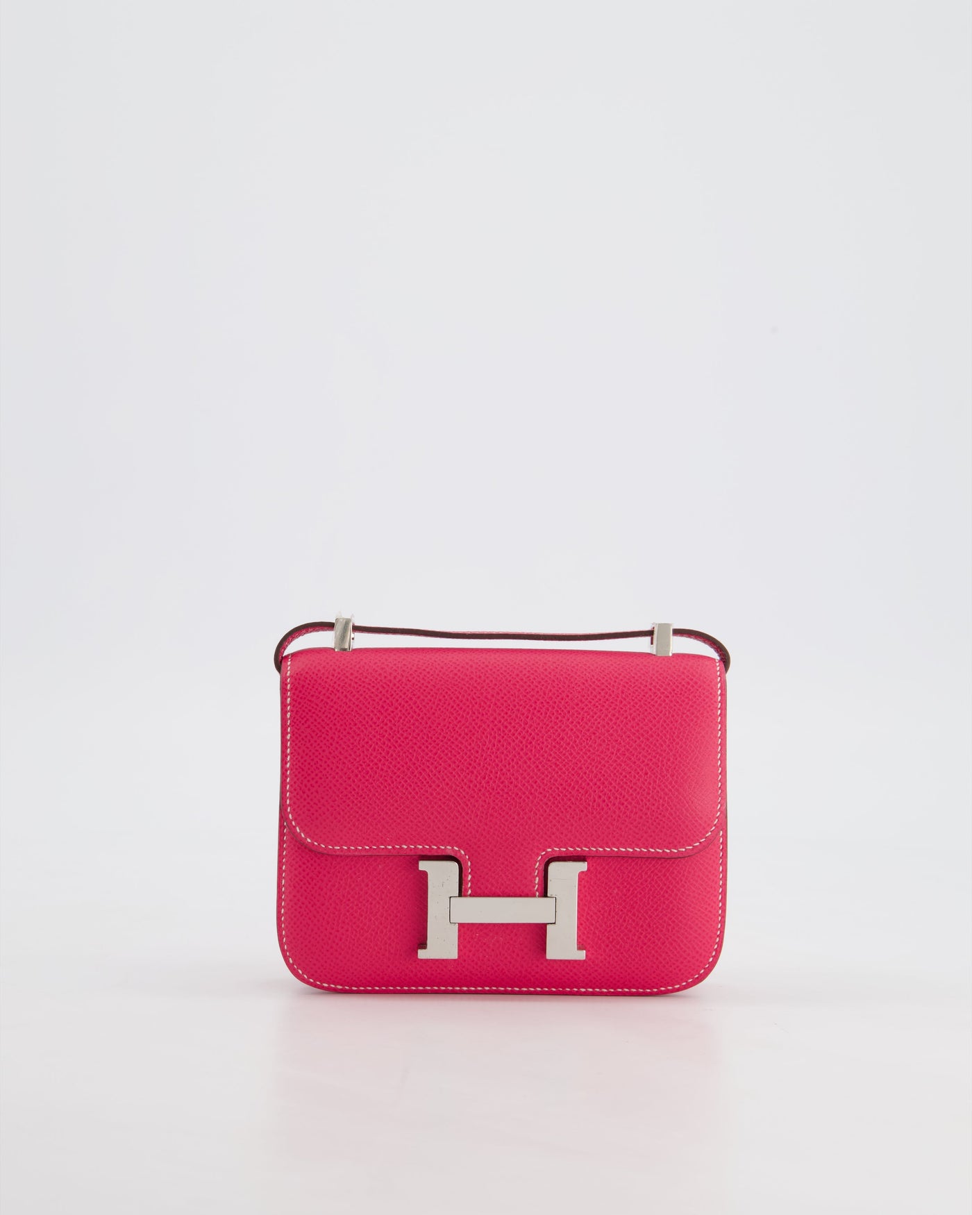 *RARE HOT* Hermes Constance II Micro Bag in Rose Tyrien Epsom Leather with Palladium Hardware - Product Image 4